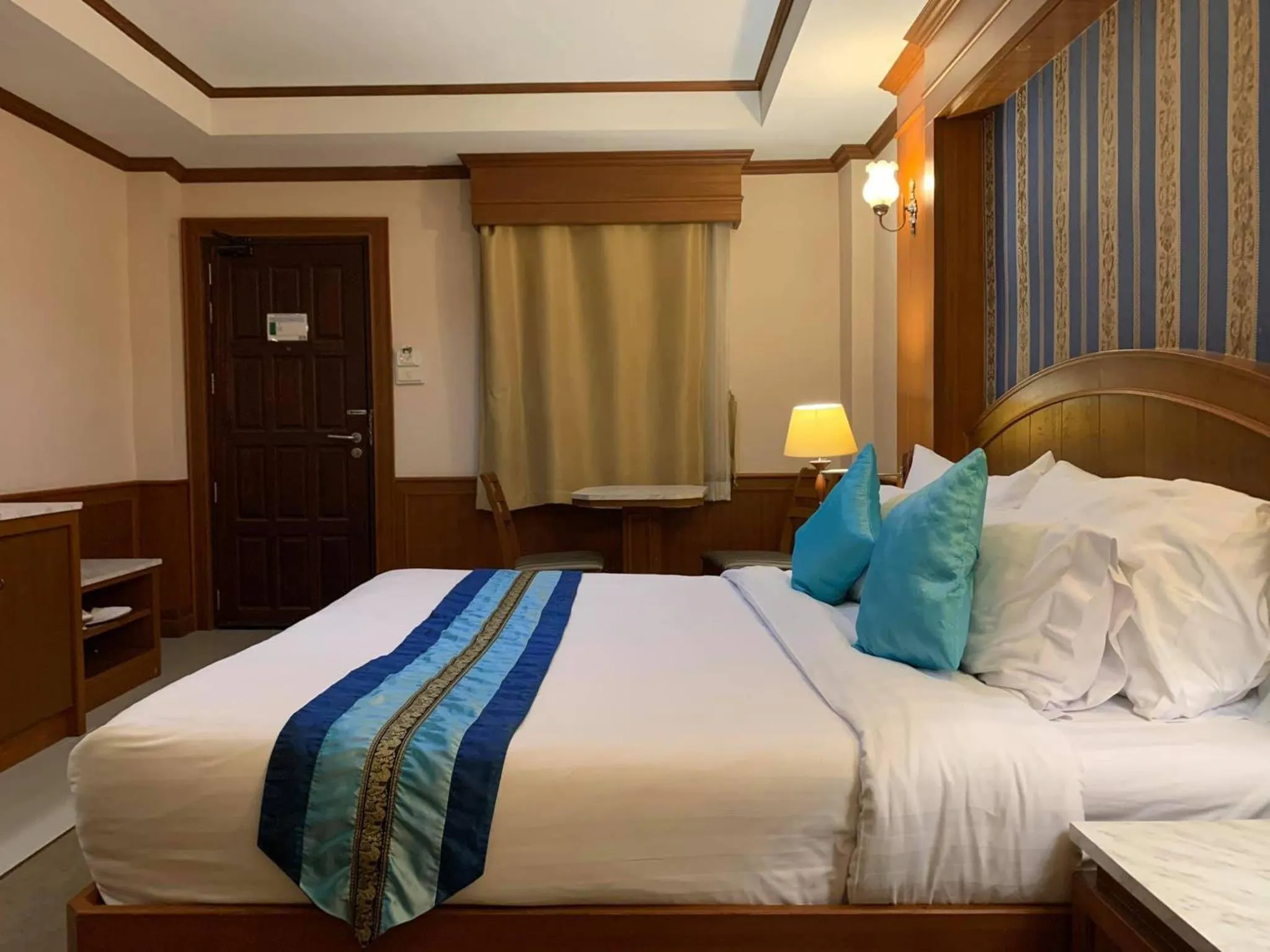 Bed in The Lion King Hotel Udonthani