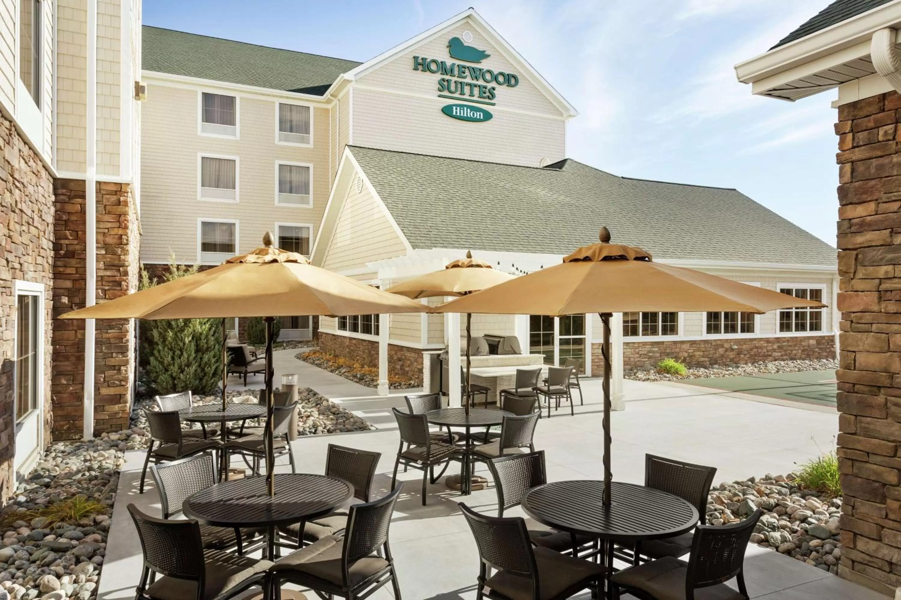 Patio in Homewood Suites by Hilton Fargo