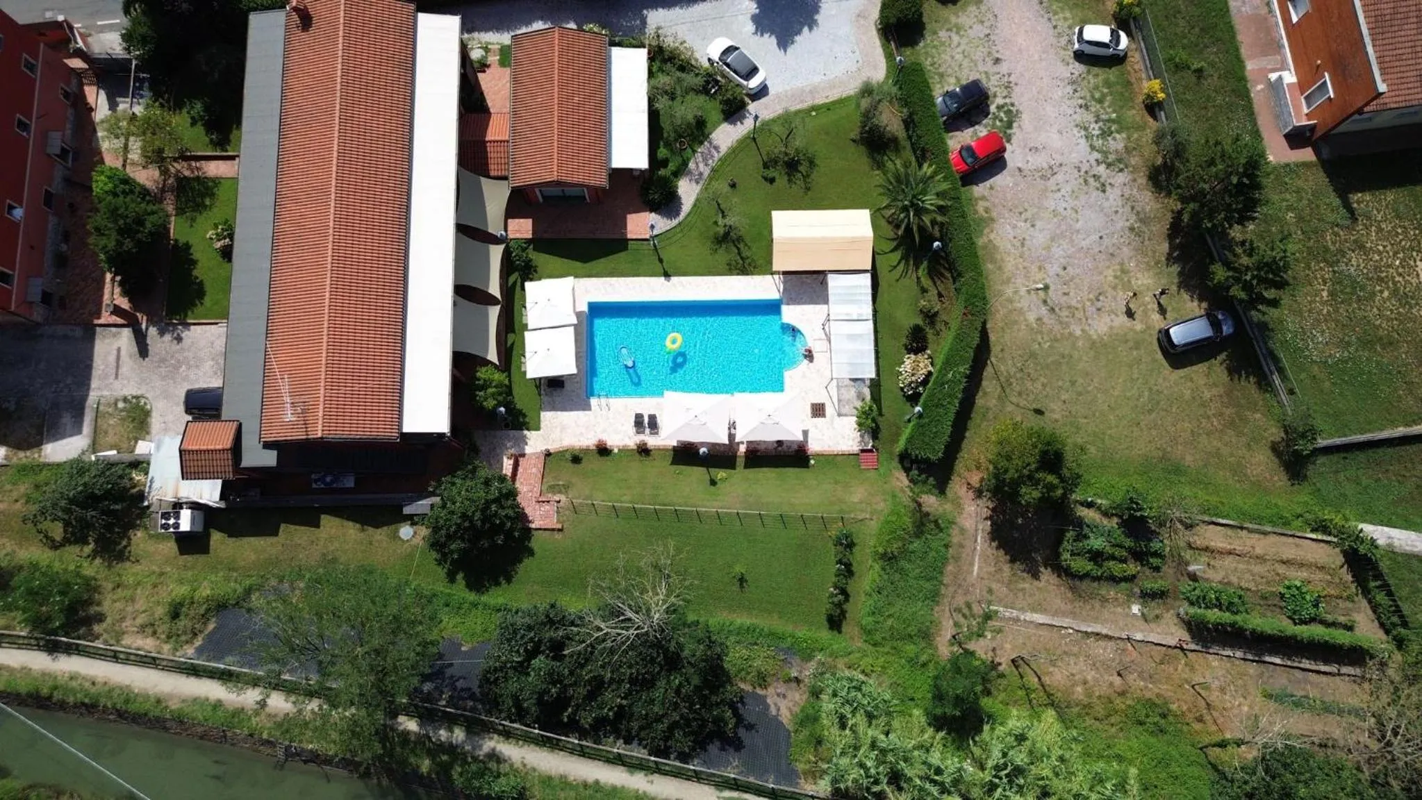 Bird's eye view in Albergo la Luna