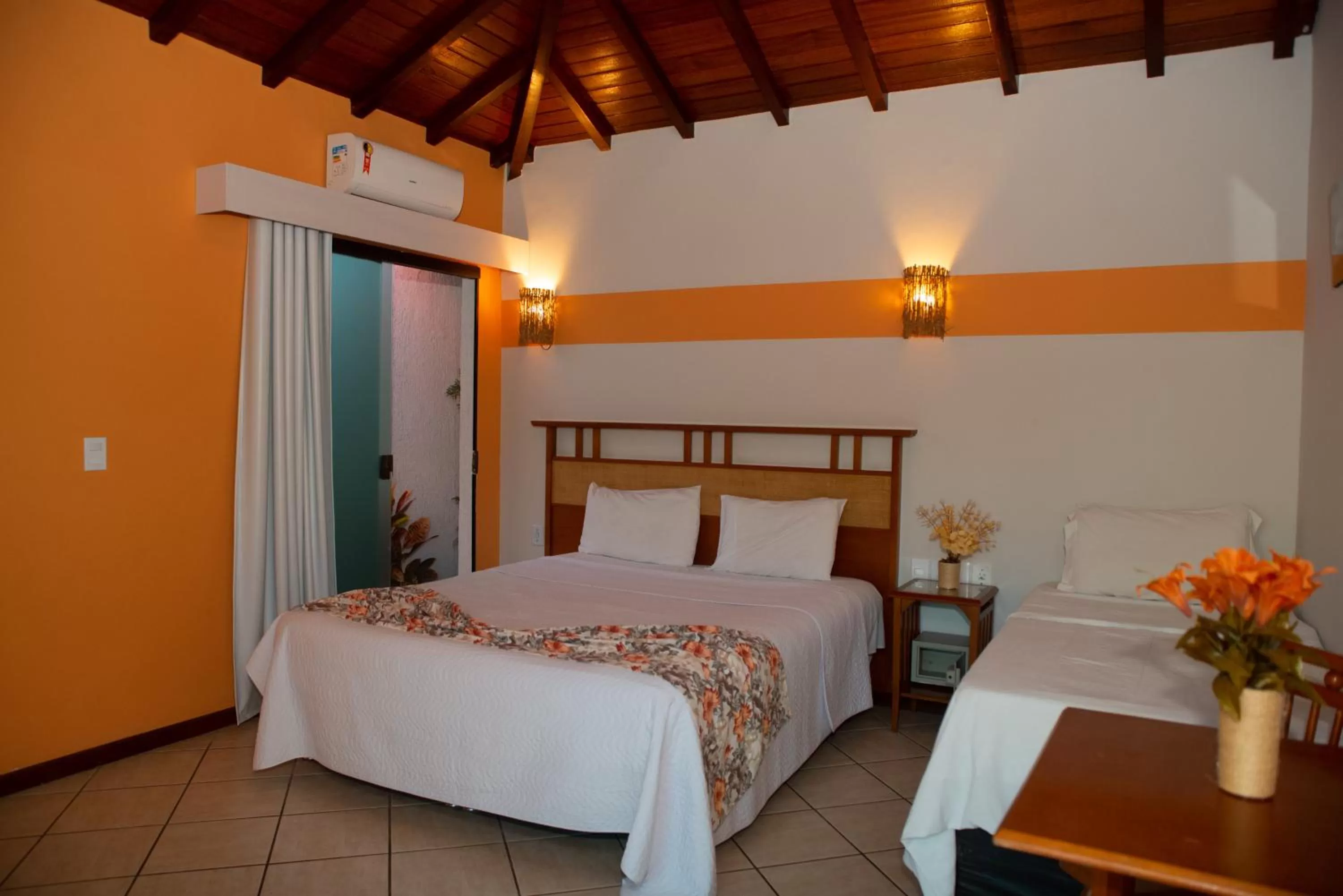 Bed in Pousada dos Guardiões