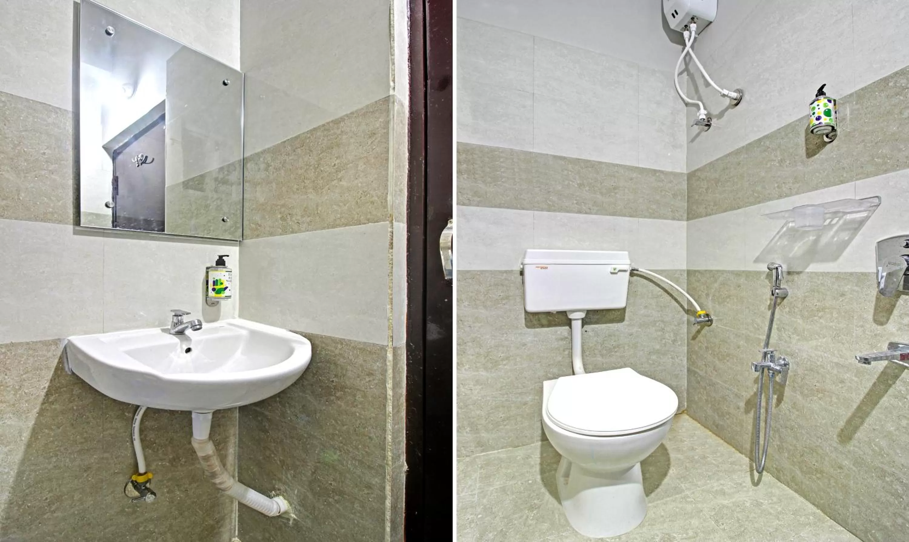 Toilet in Itsy Hotels Sunrise Grand, Hitech City