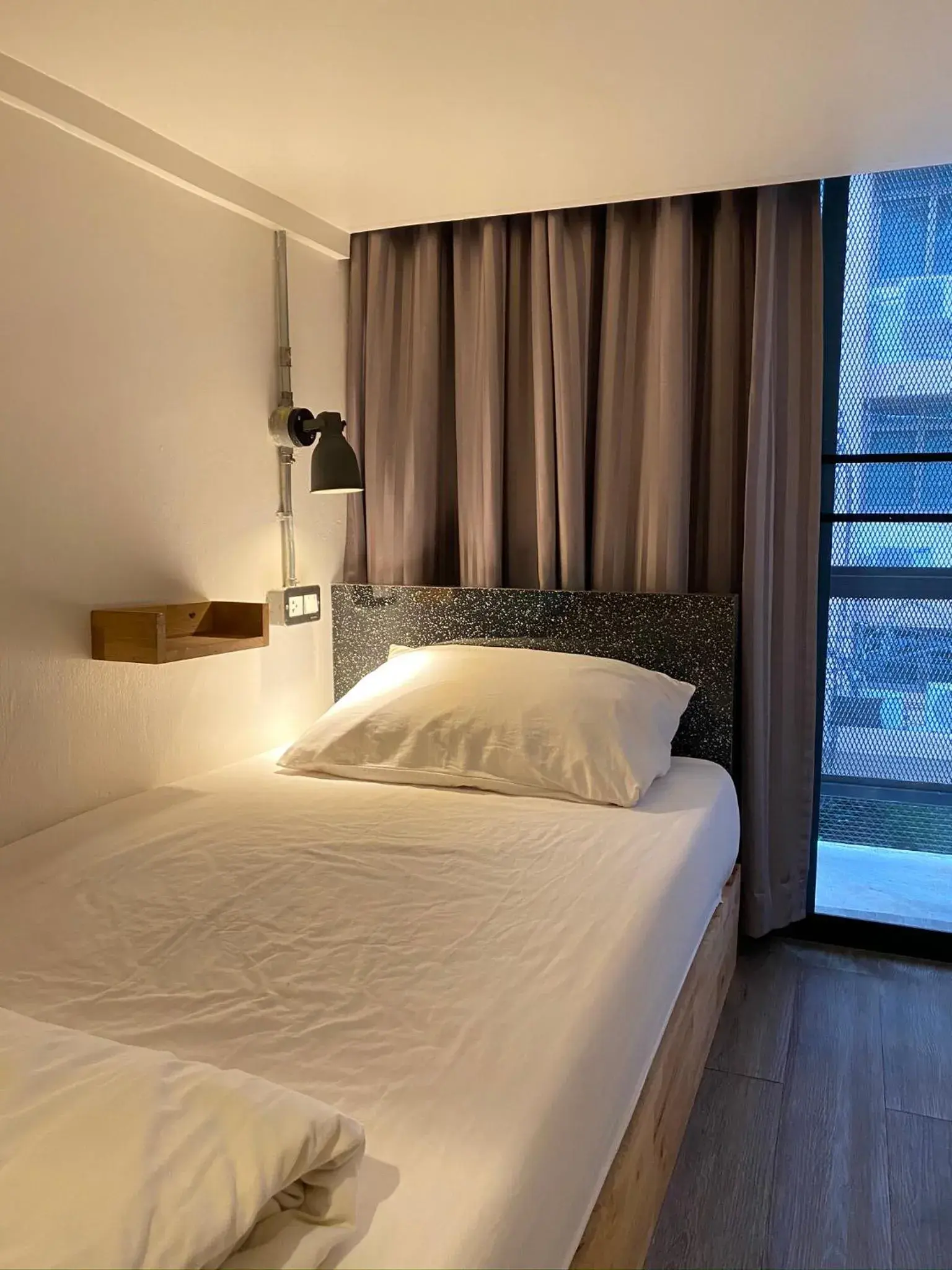 Twin Bunk Bed Room with Private Bathroom in Monomer Hostel Bangkok Twin Bunk Bed Room with Private Bathroom in Monomer Hostel Bangkok