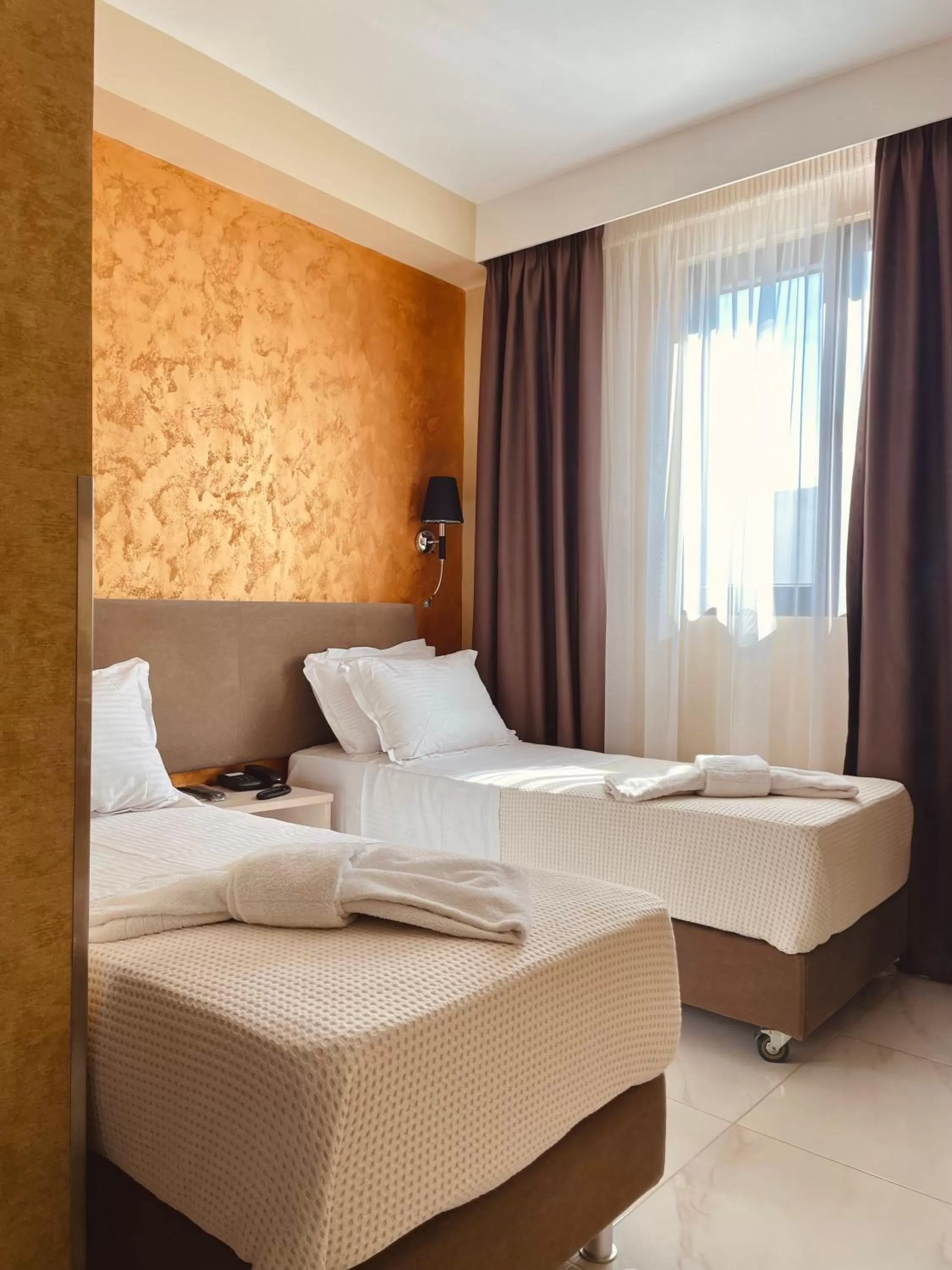 Bed in Athens Starlight Hotel