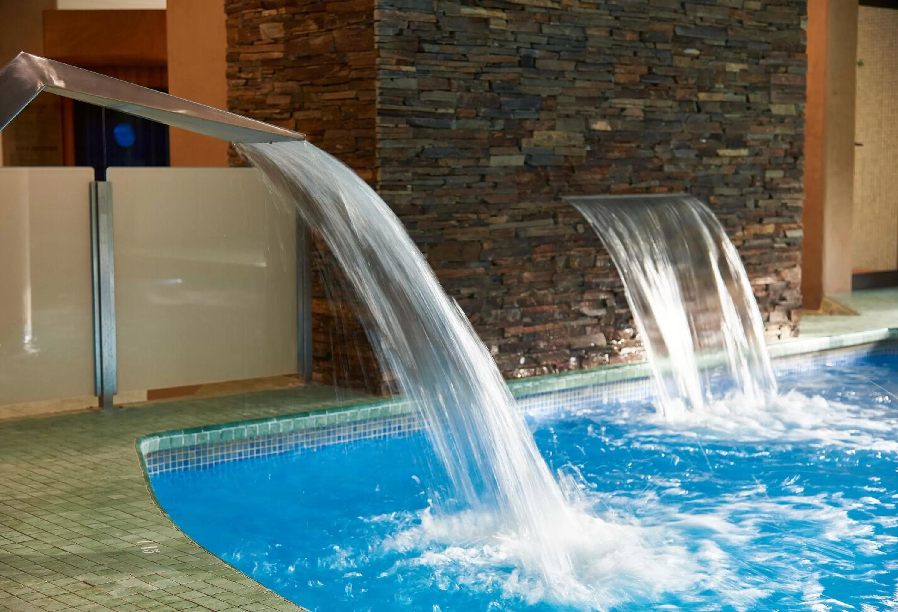 Hot Spring Bath in Hotel Grèvol Spa