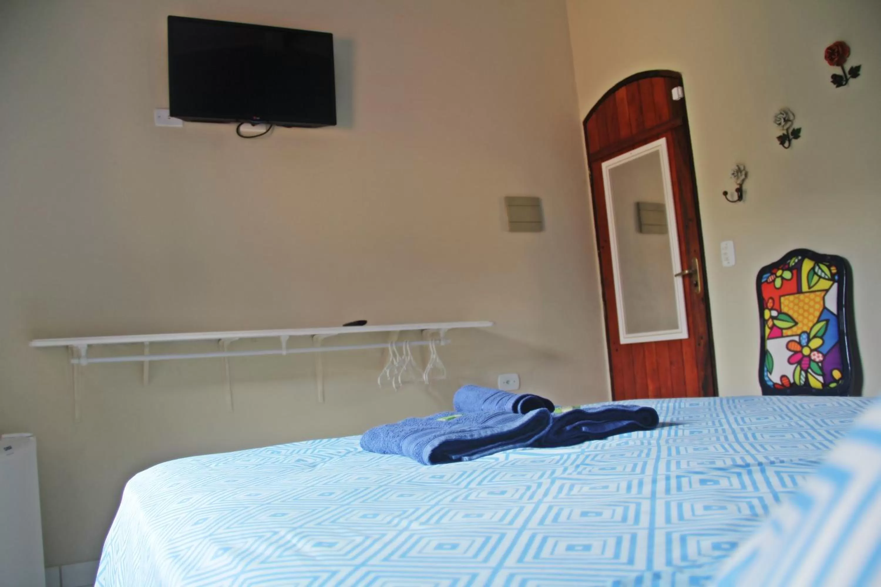 Bed in Pousada da Rose Paraty