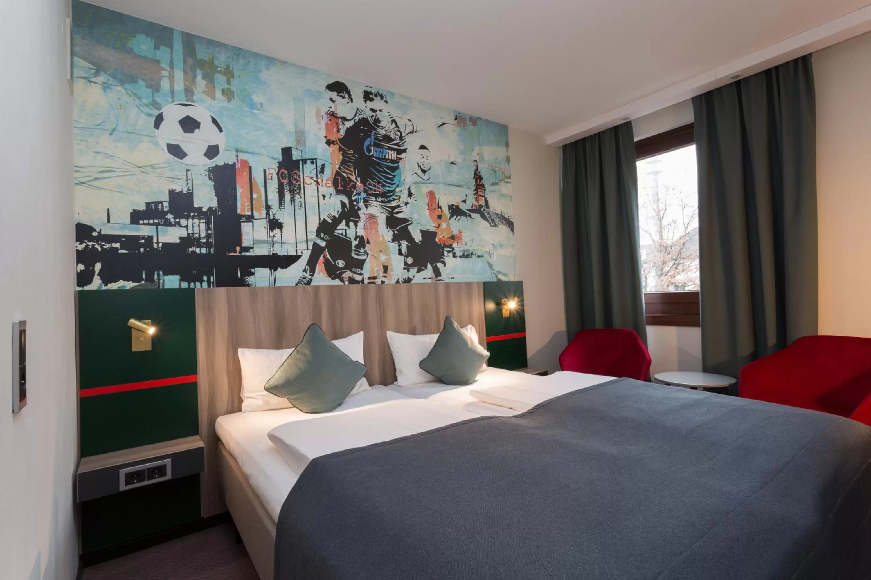 Bedroom, Bed in Good Morning Gelsenkirchen City