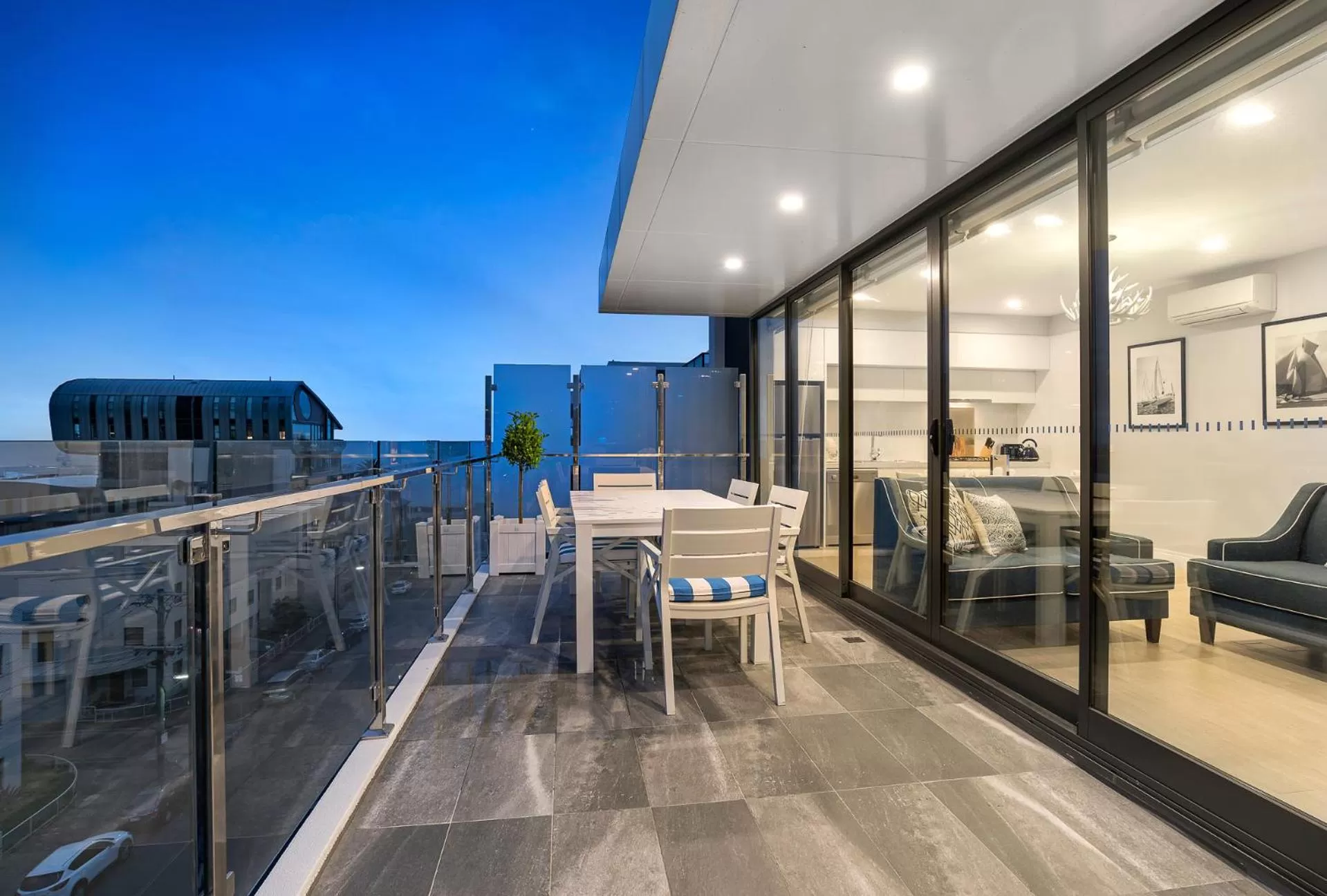 Balcony/Terrace in The Hamptons Apartments - Port Melbourne
