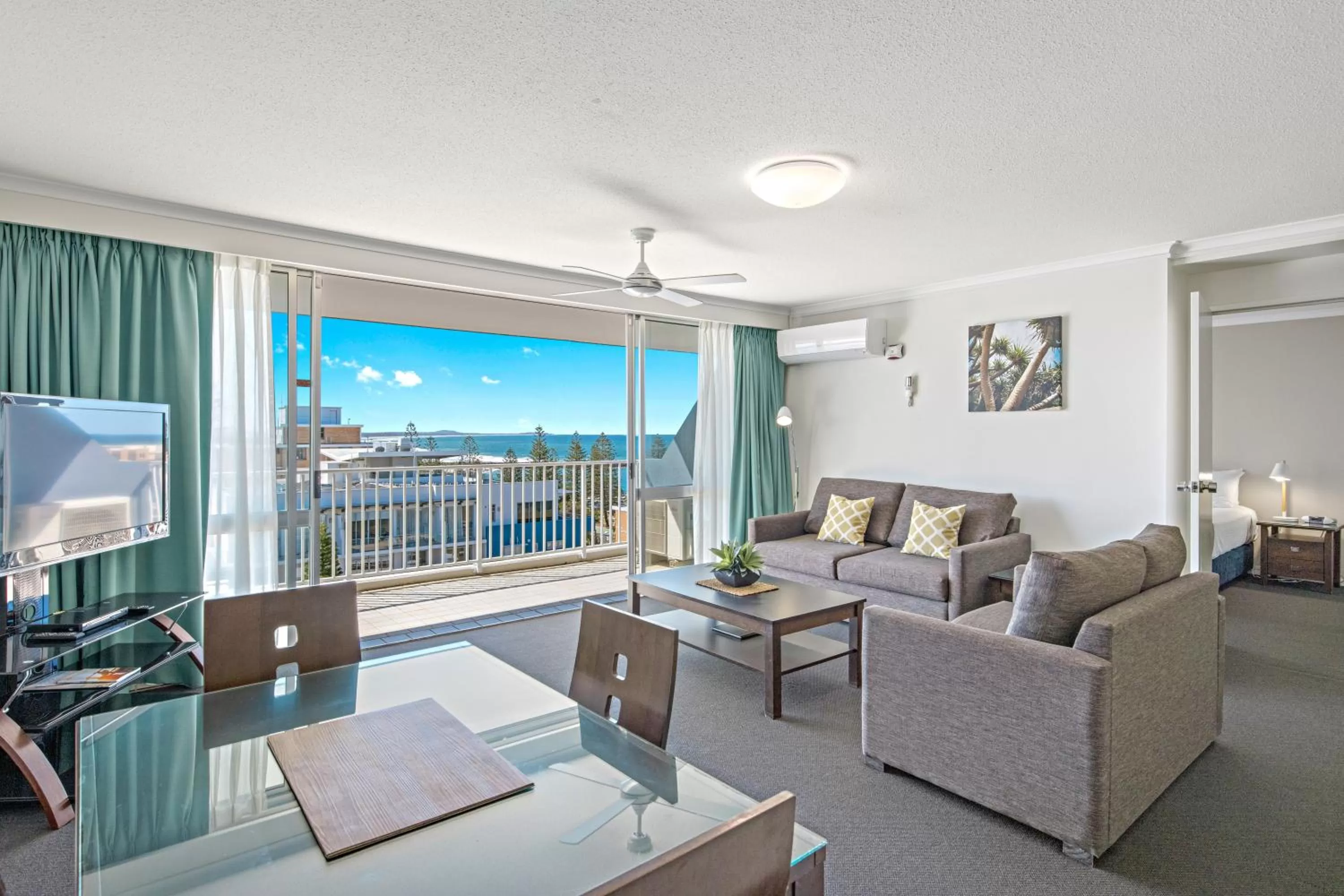 Living room in Port Pacific Resort