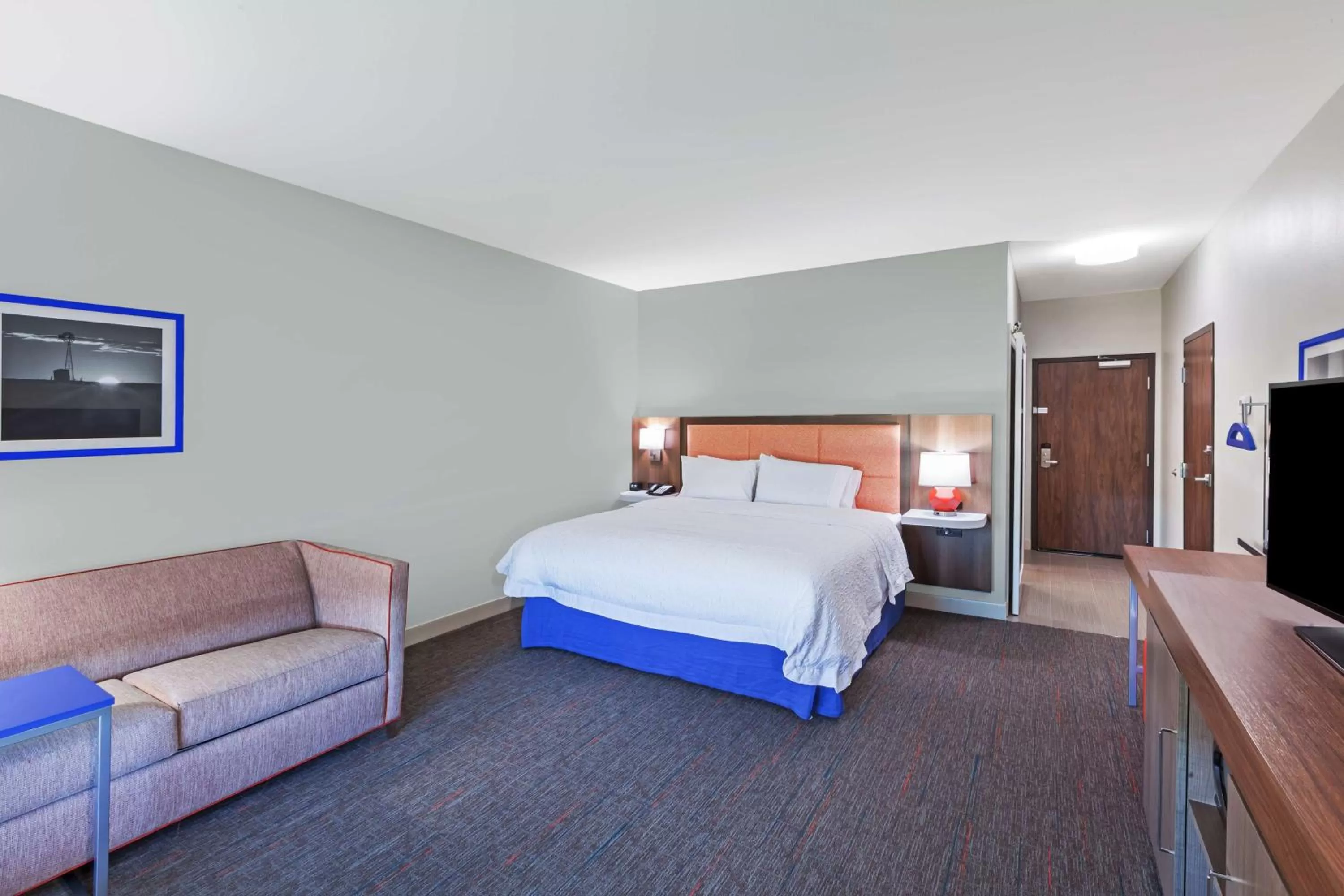 Bed in Hampton Inn Ozona