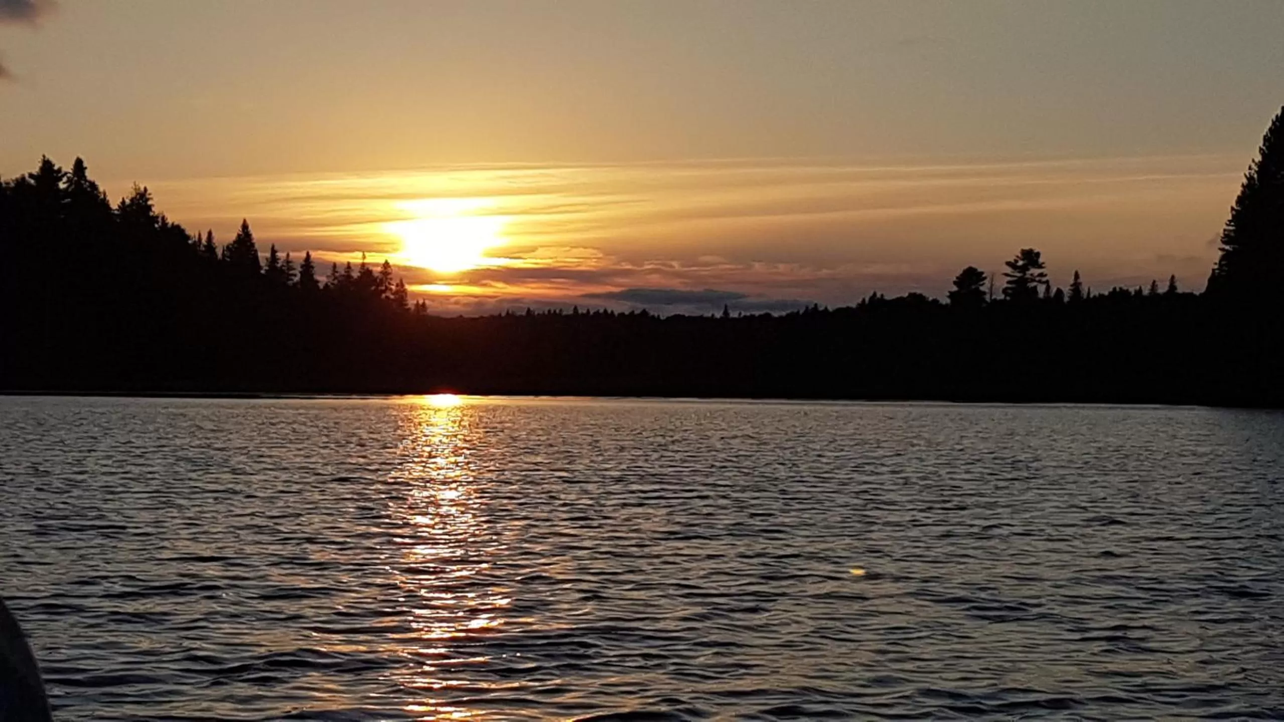 Lake view in Parkway Cottage Resort and Trading Post