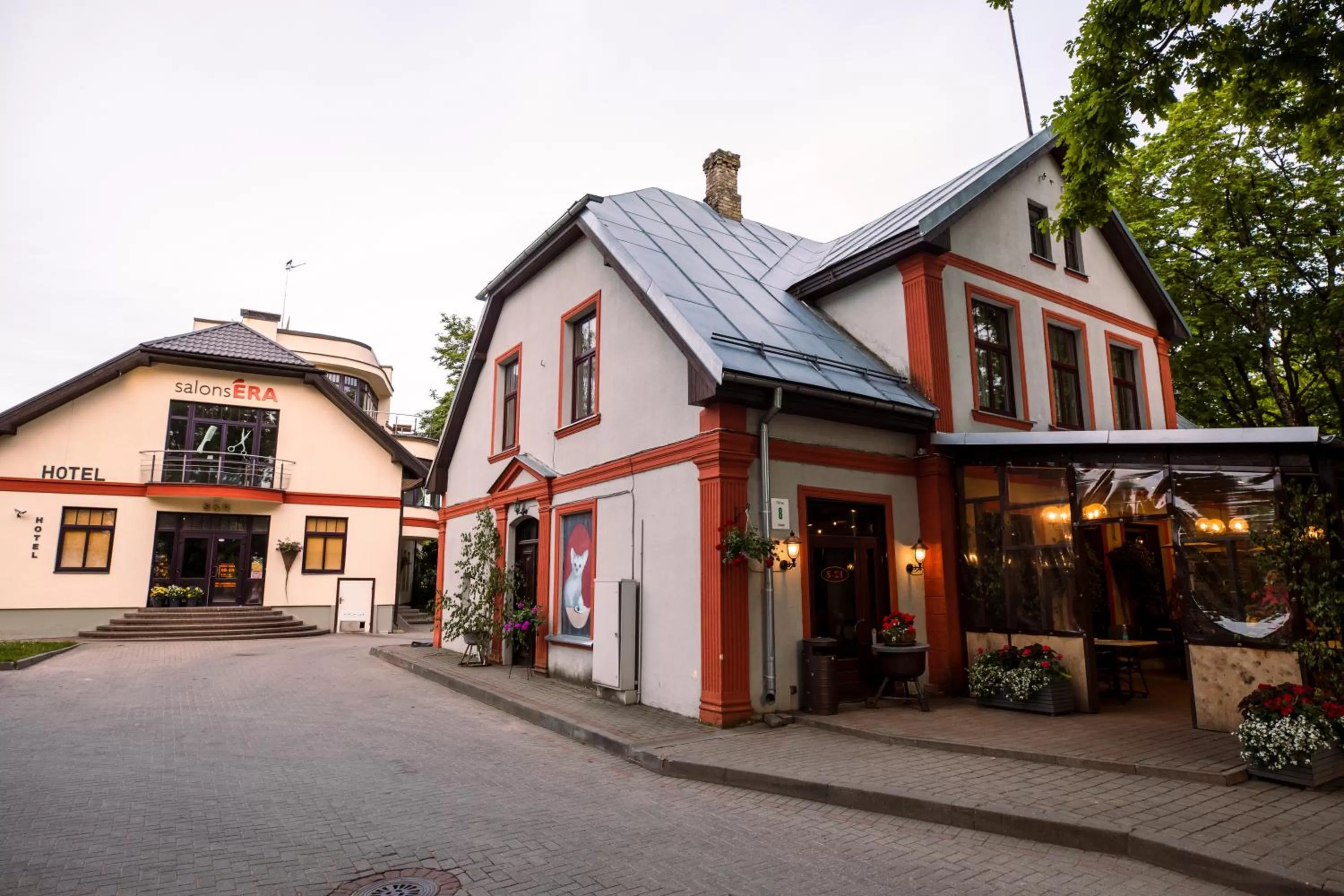 Property building in City Center Kaķis B&B