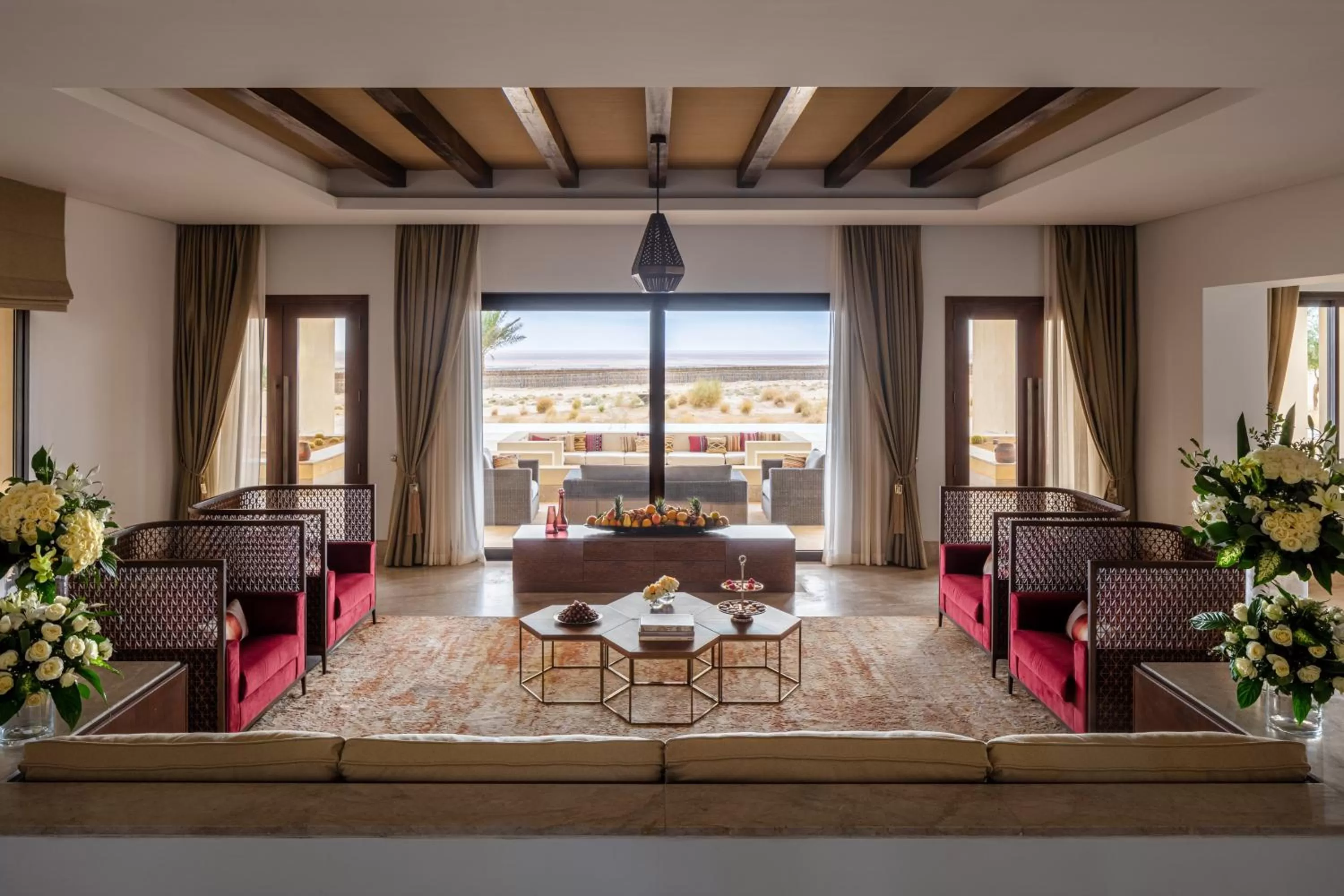 Living room in Anantara Sahara-Tozeur Resort & Villas