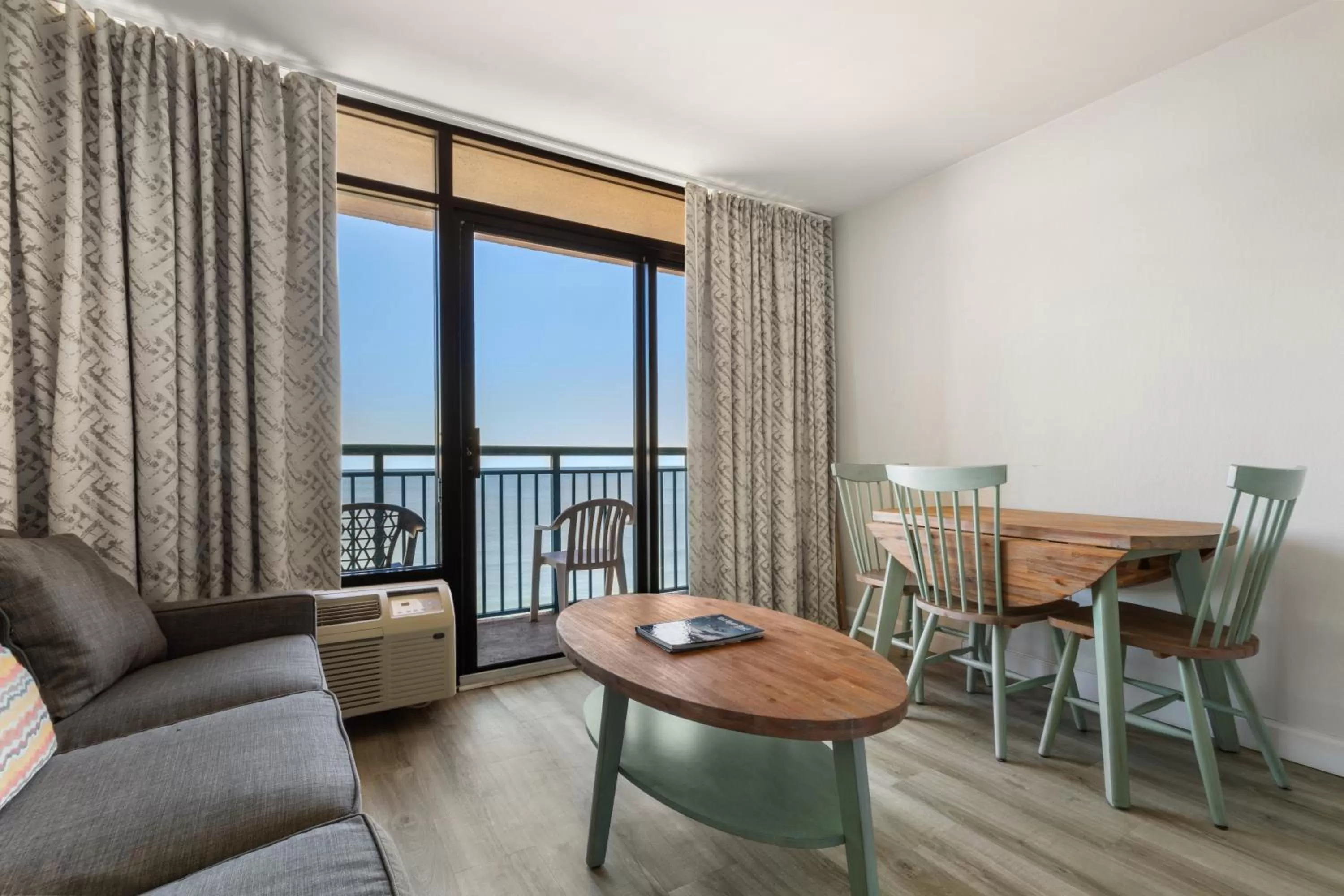 View (from property/room), Seating Area in Sandcastle Oceanfront Resort South Beach