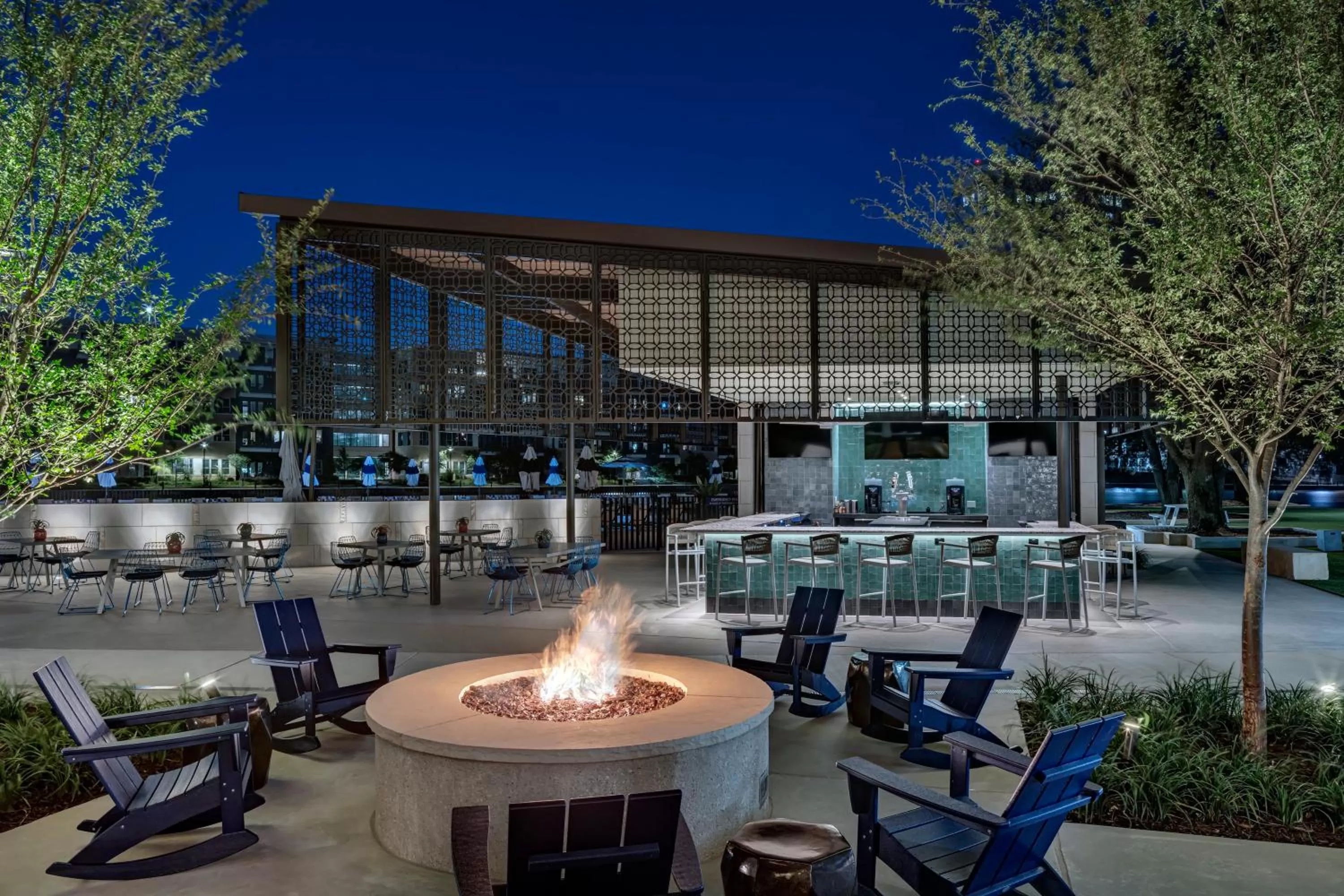 Property building in Omni Las Colinas Hotel