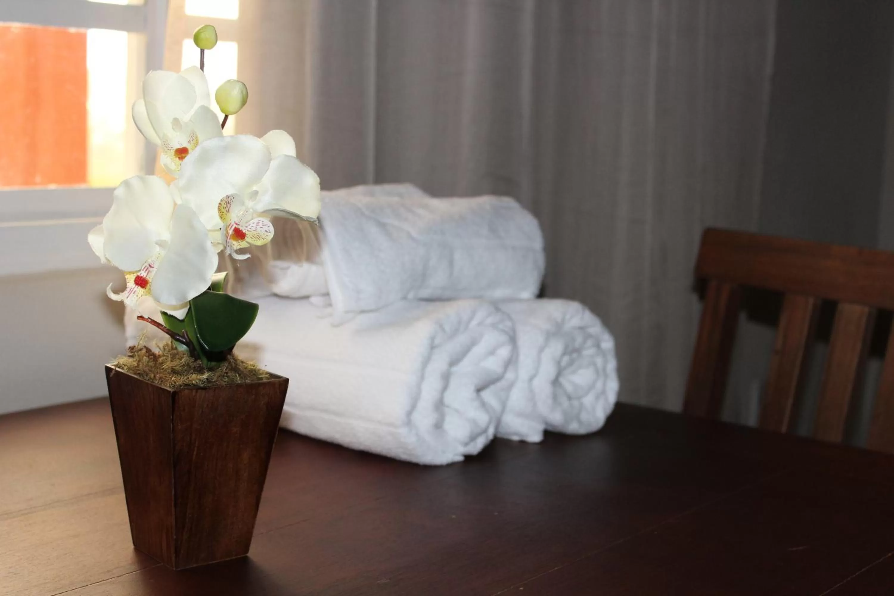 Bed in Pousada Morro dos Ventos