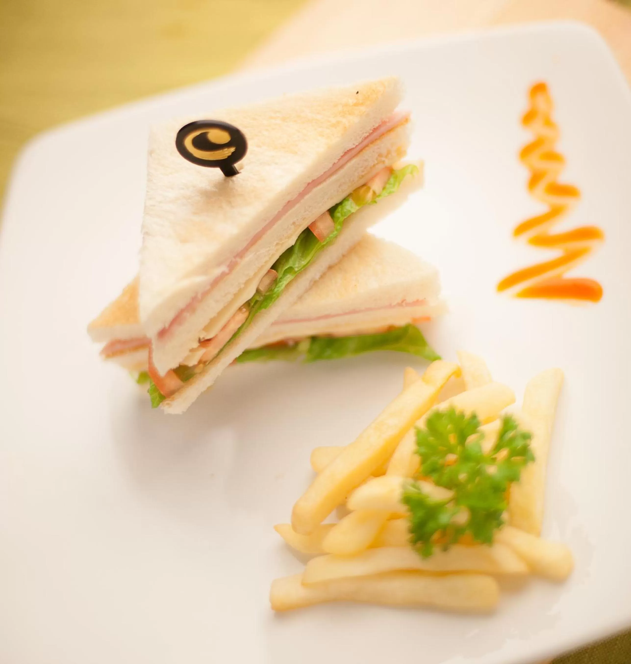 Food close-up in Aquari Hotel