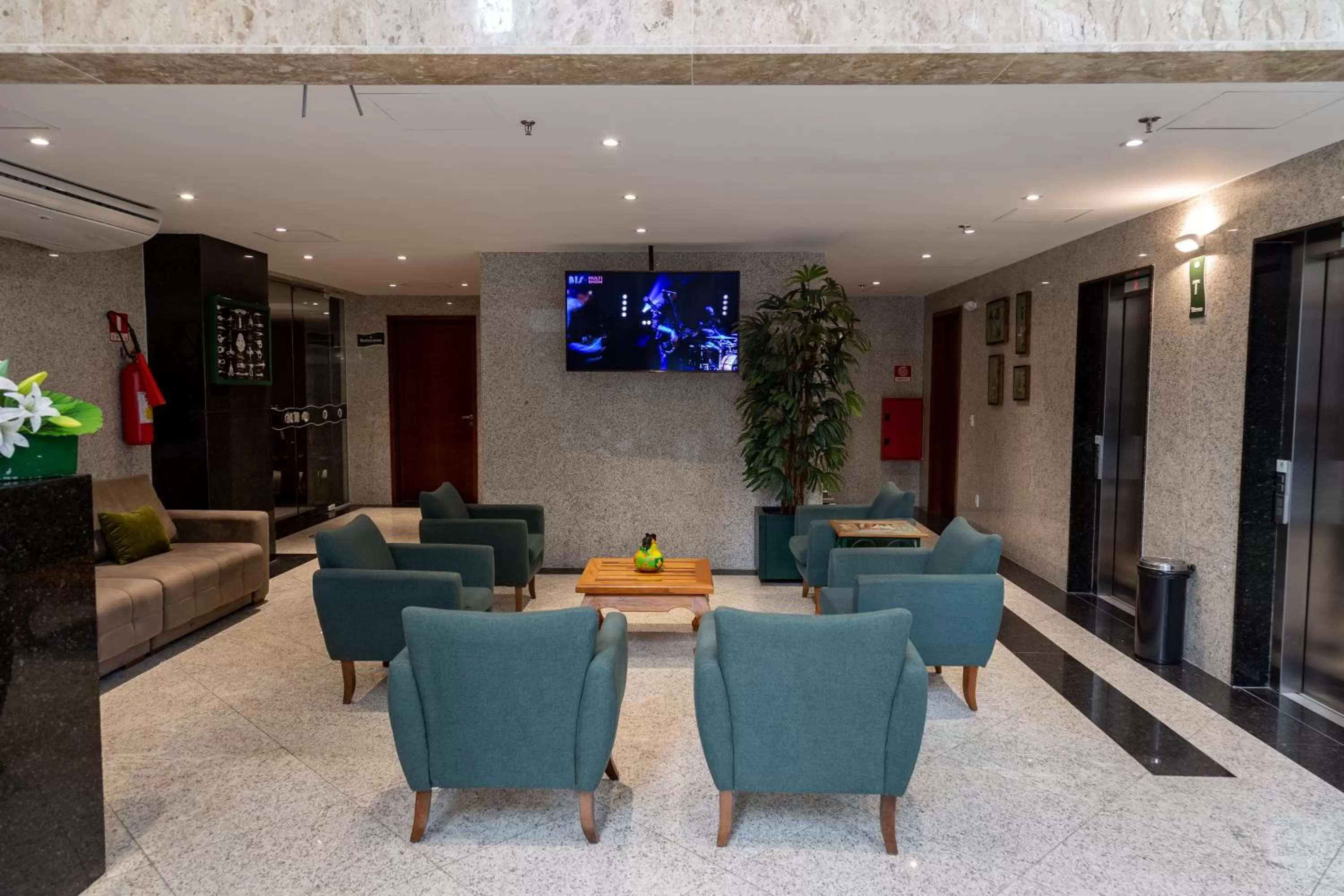 Lobby or reception in Aquidabã Praia Hotel