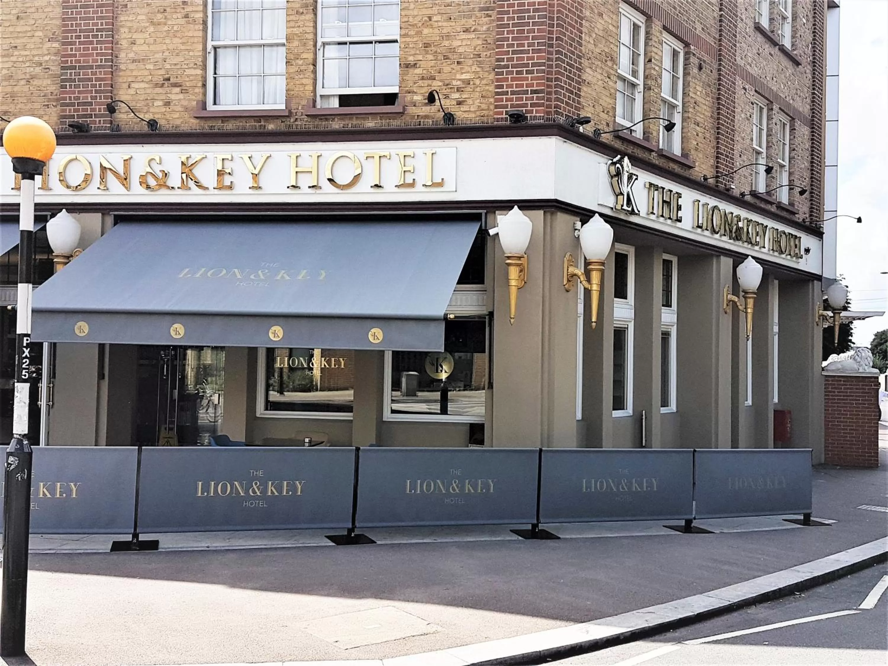 Street view in The Lion & Key Hotel