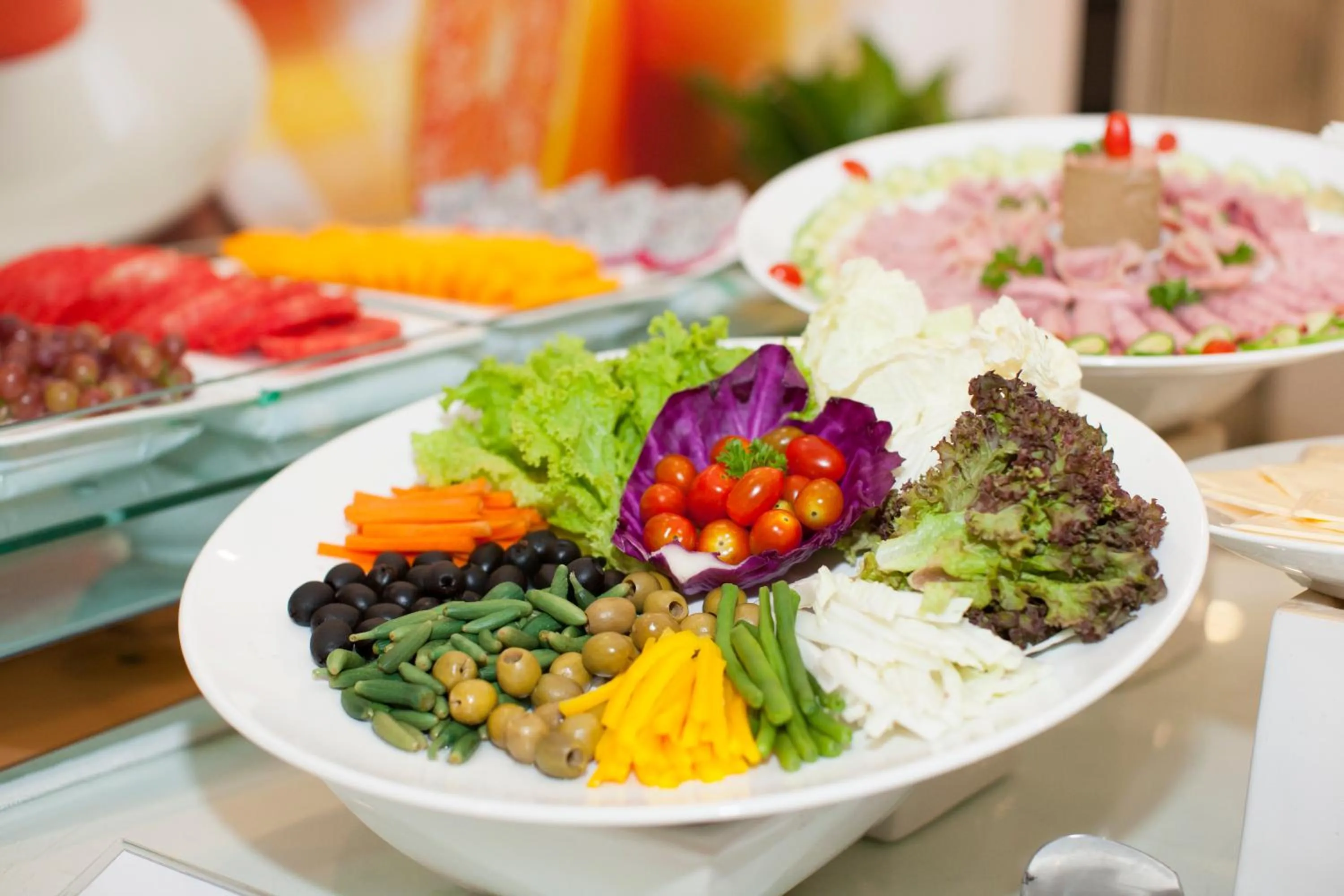 Buffet breakfast in Sunrise Central Hotel