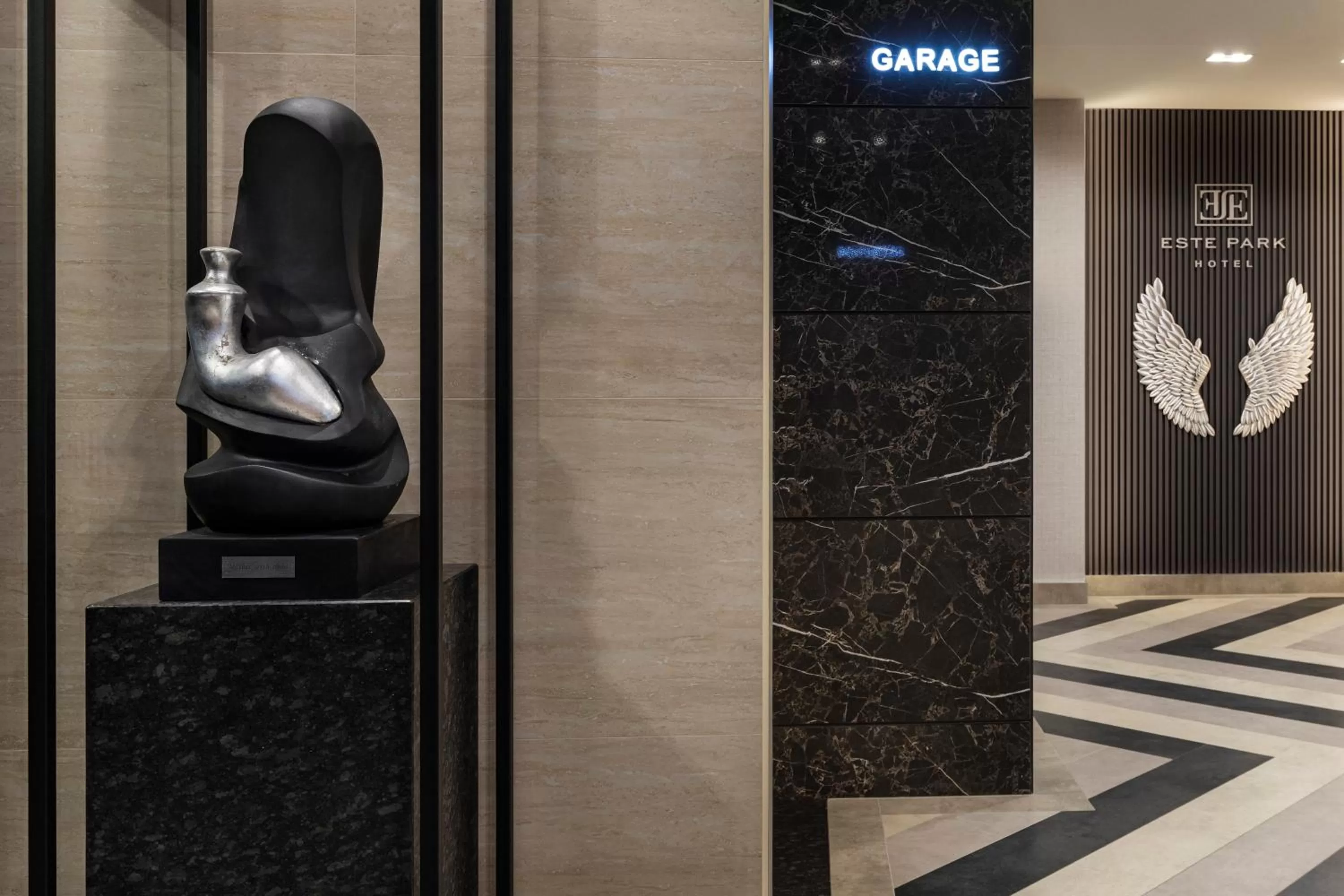 Lobby or reception in -- ESTE PARK HOTEL -- part of Urban Chic Luxury Design Hotels - Parking & Compliments - next to Shopping & Dining Mall Plovdiv