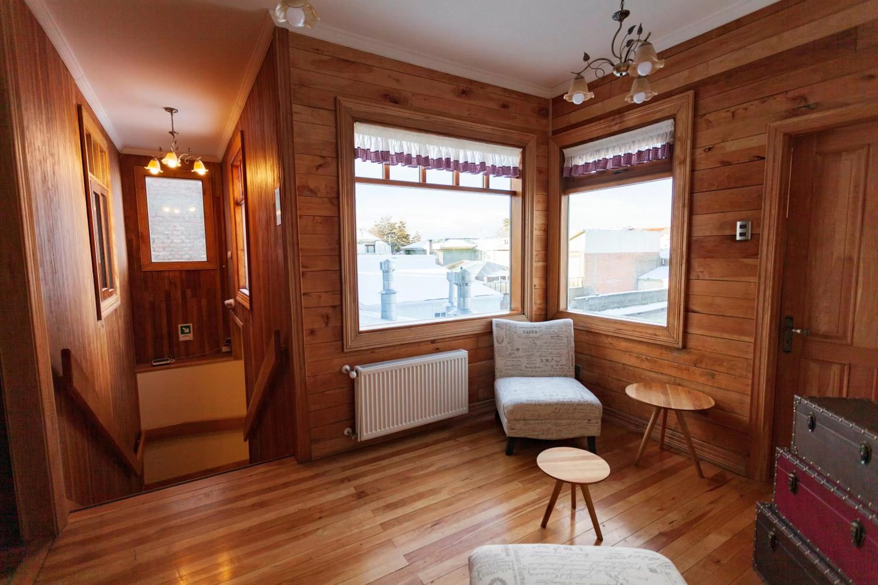 Living room in Hostal Boutique Patagonia Mística