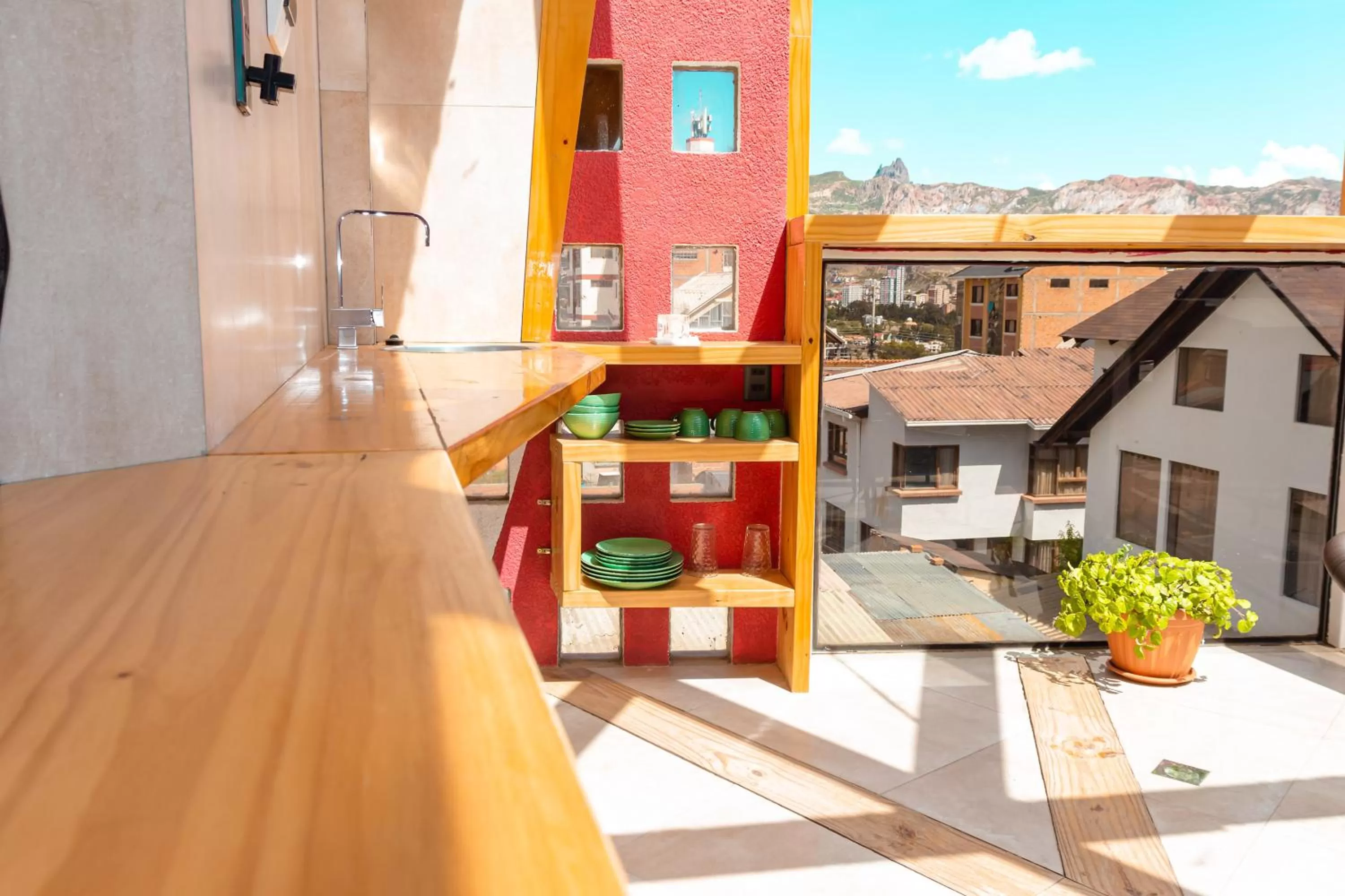 Balcony/Terrace in The Grand La Paz Experience Hotel Boutique