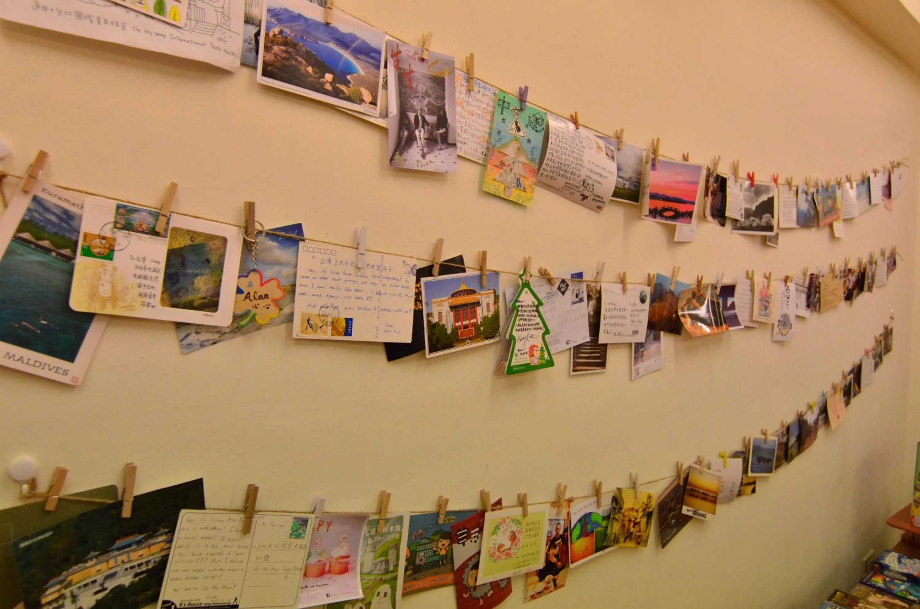 Decorative detail in On My Way - Taipei Hostel