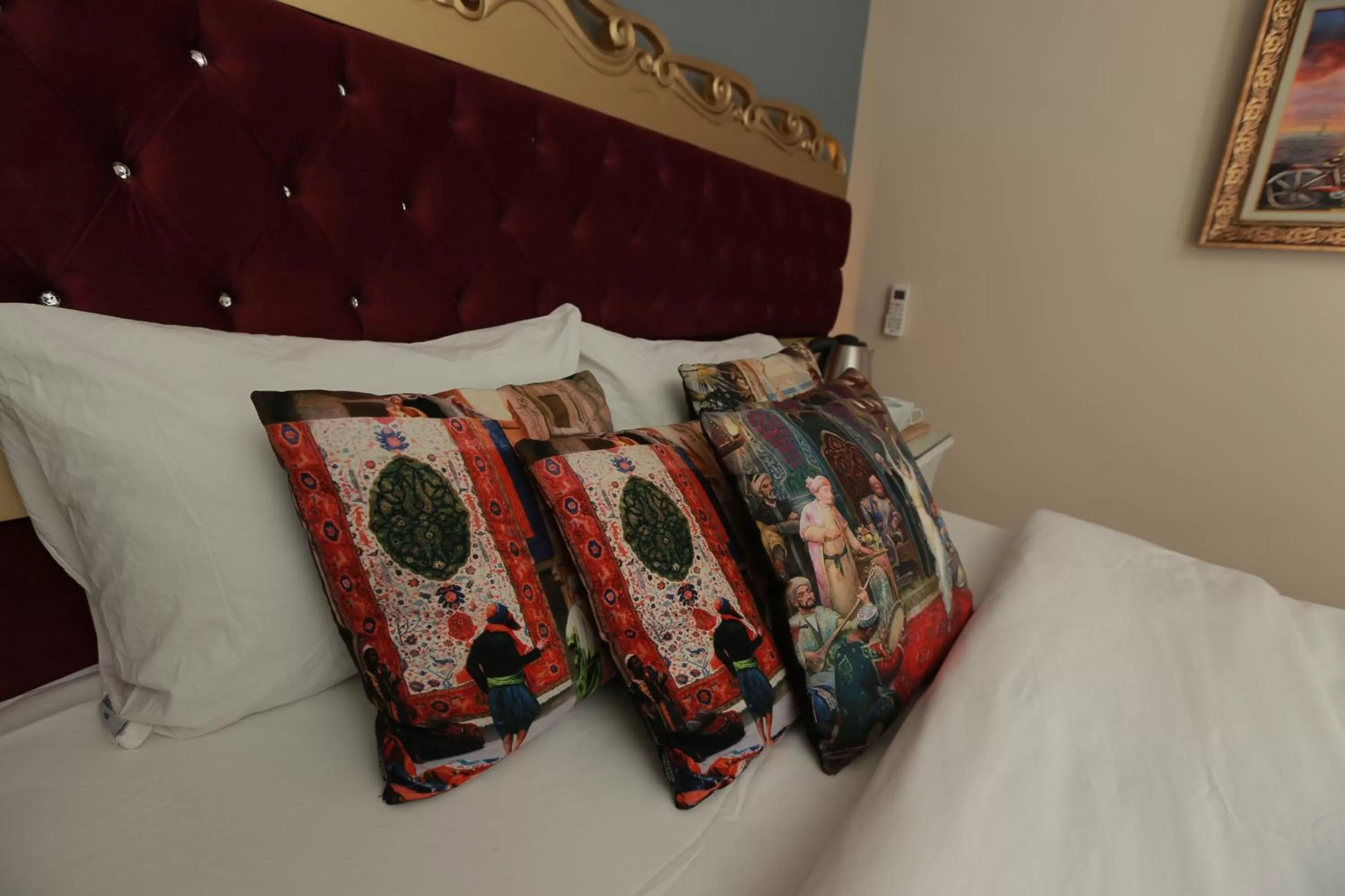 Bed in Constantinopolis Hotel