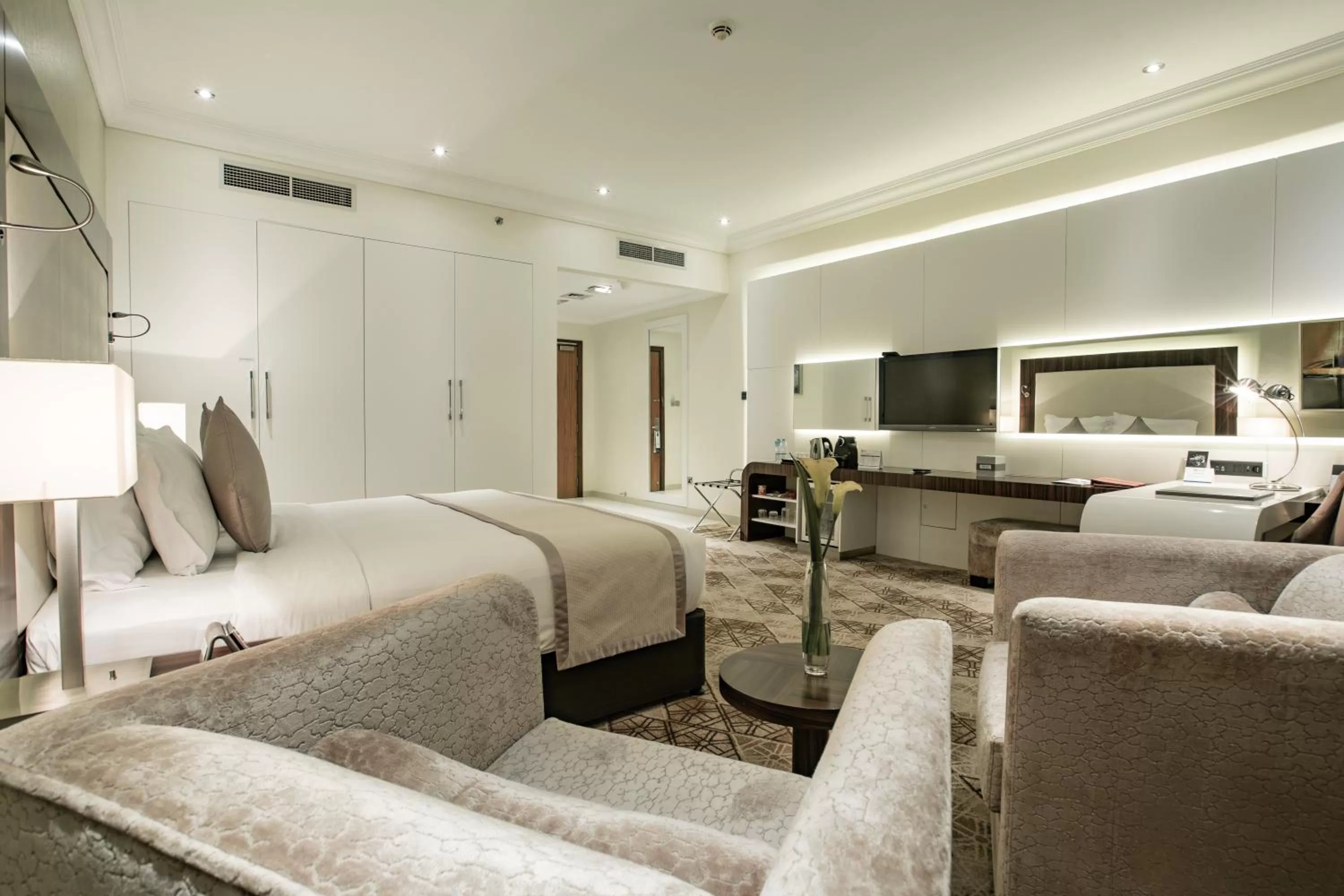 Bed in Elite Byblos Hotel