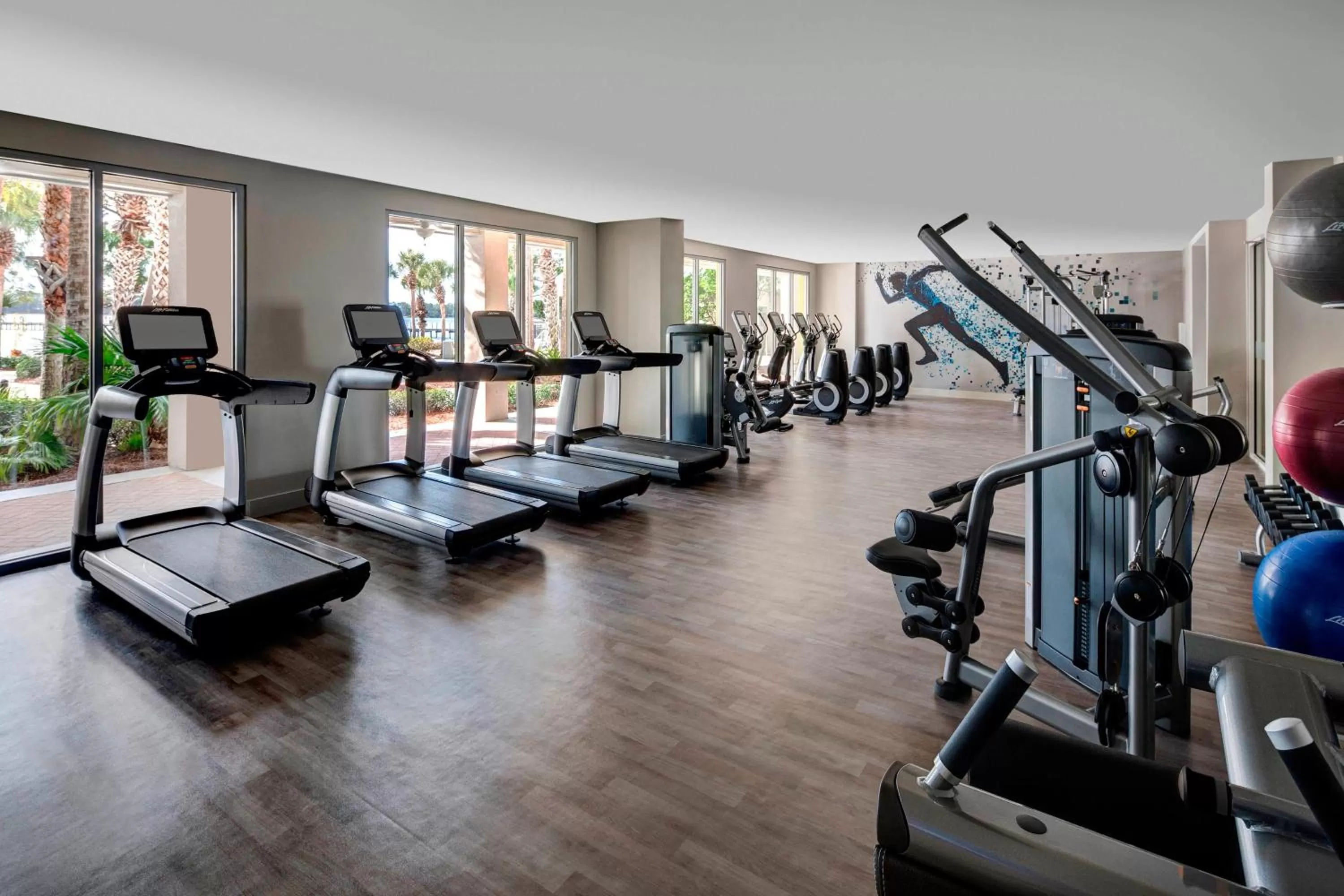 Fitness centre/facilities in Hilton Vacation Club Bayside Resort Panama City Beach