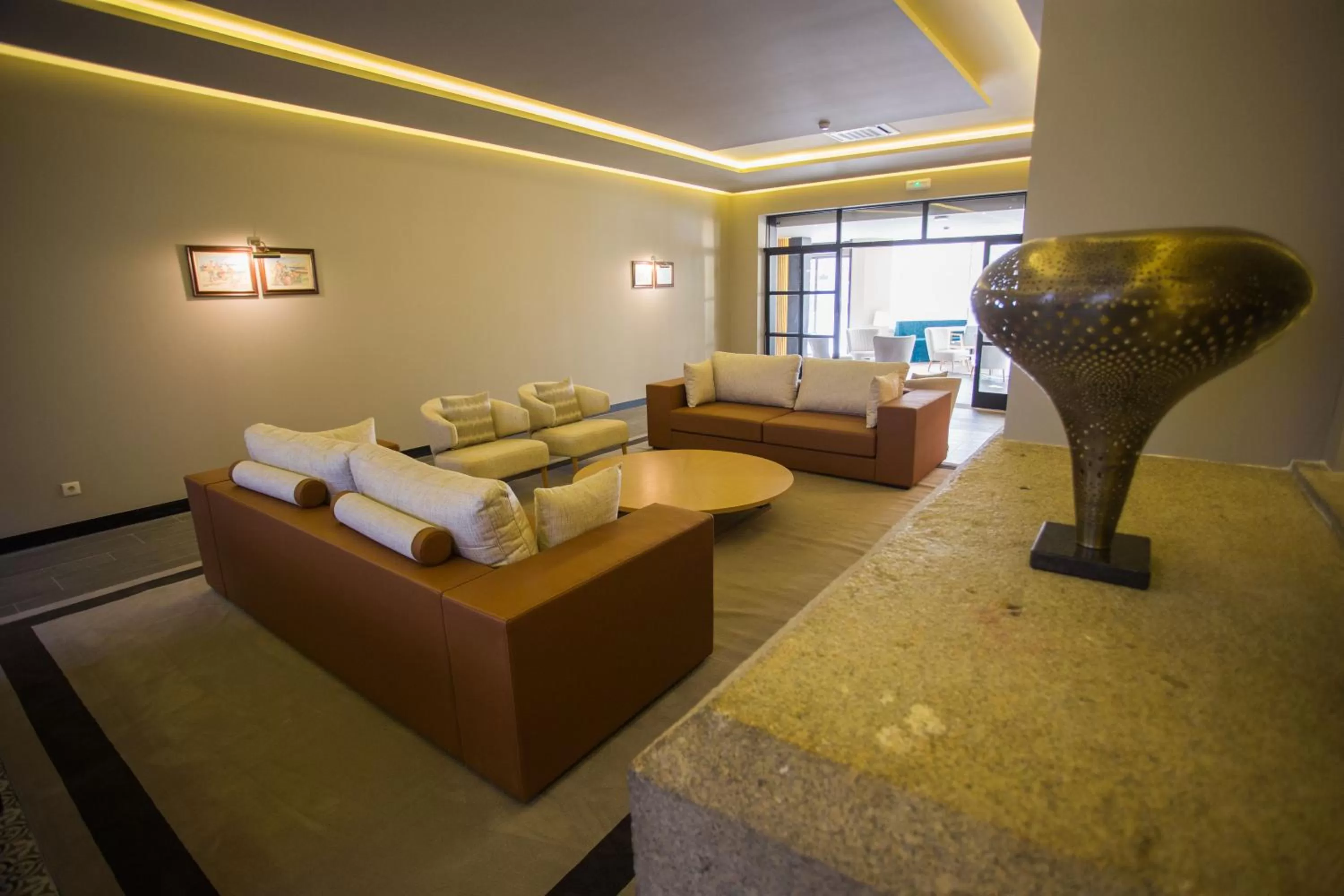 Living room in Hotel Brazão