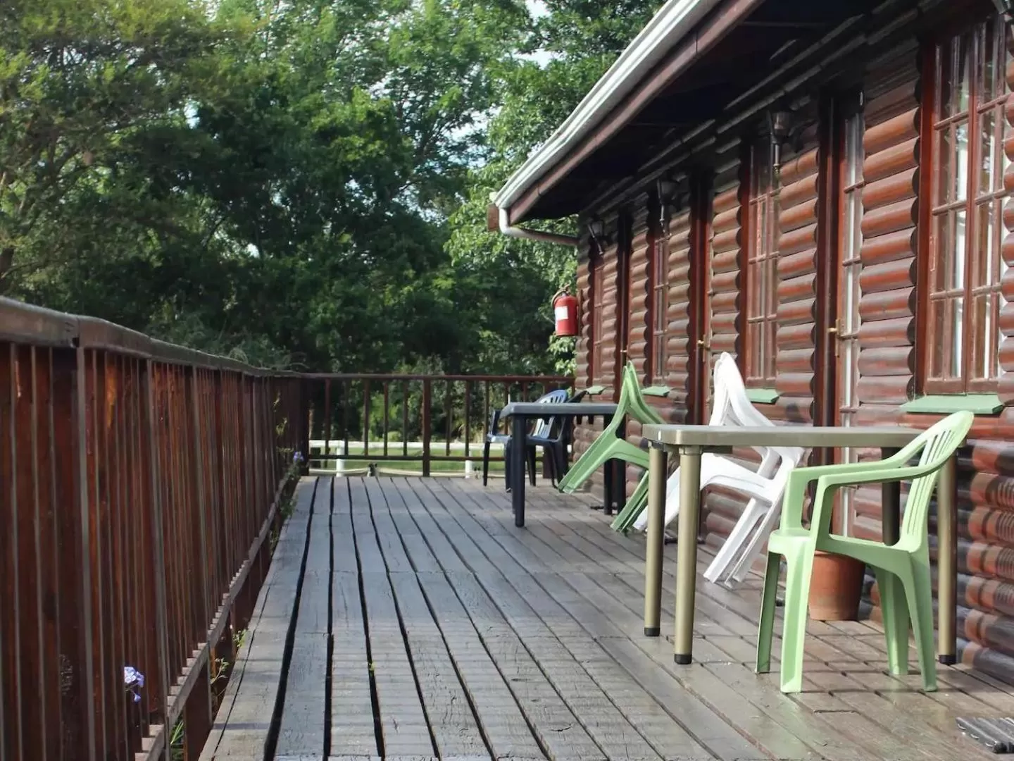 Patio in Blue Mountain Farm Lodge, Cabins & Cottages