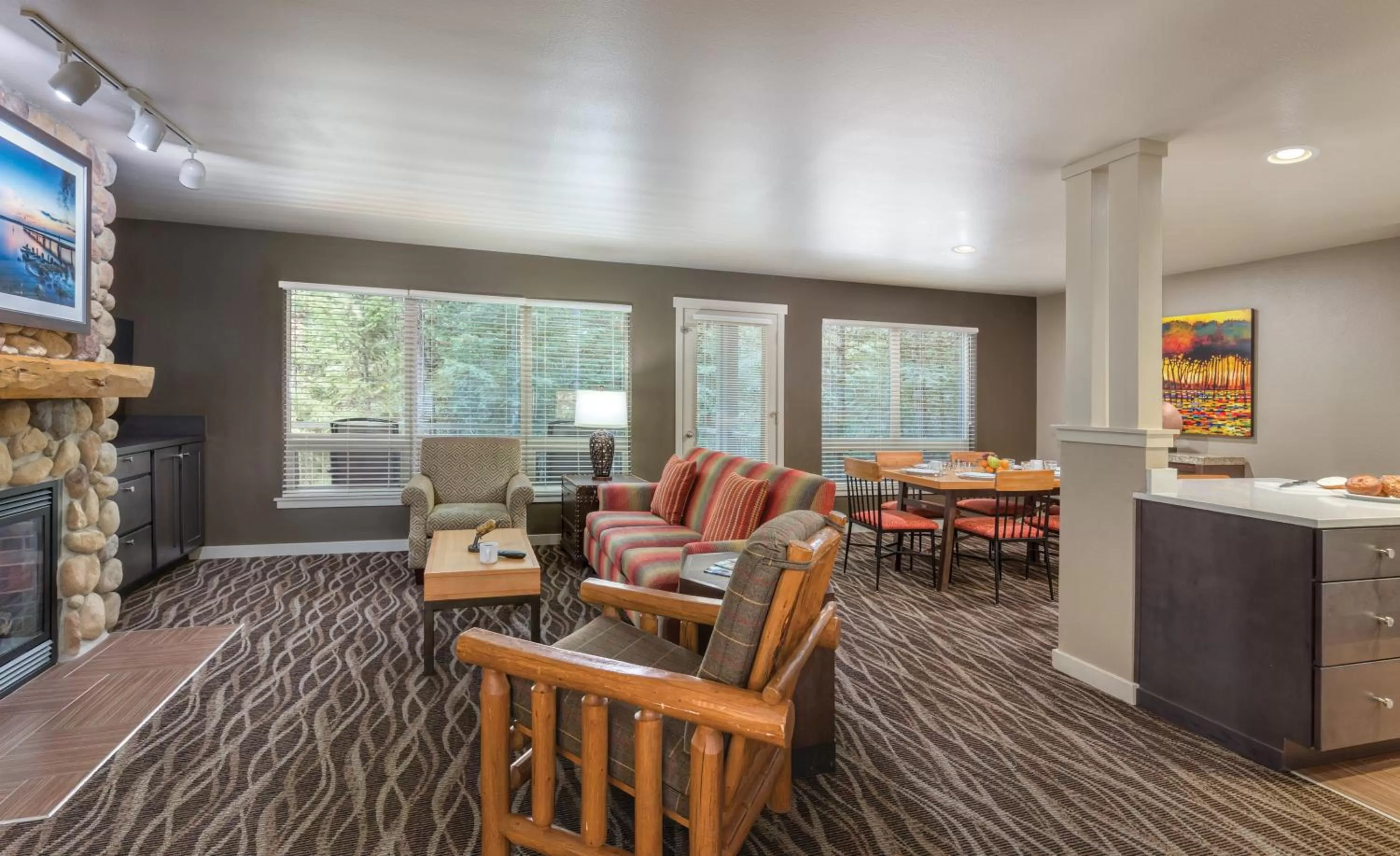 Living room in WorldMark McCall