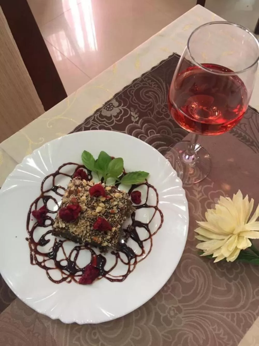 Food in Villa Bella Boutique Hotel