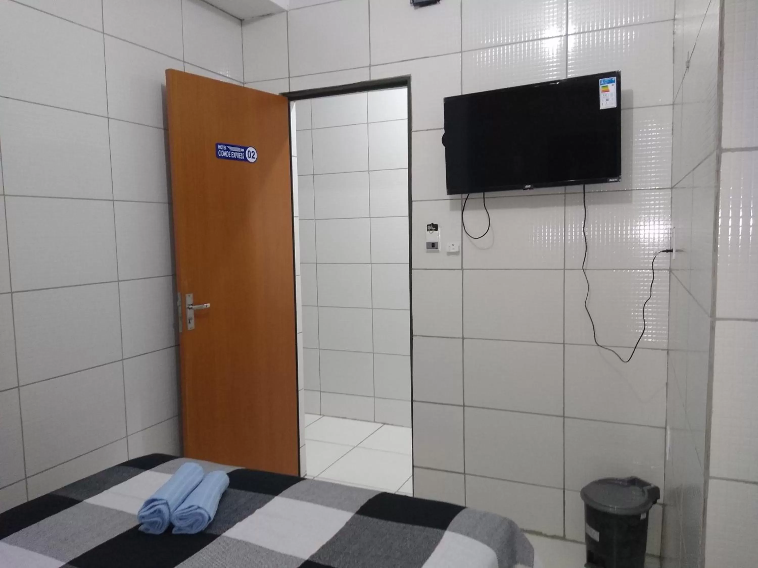 Bed in HOTEL CIDADE EXPRESS 24H