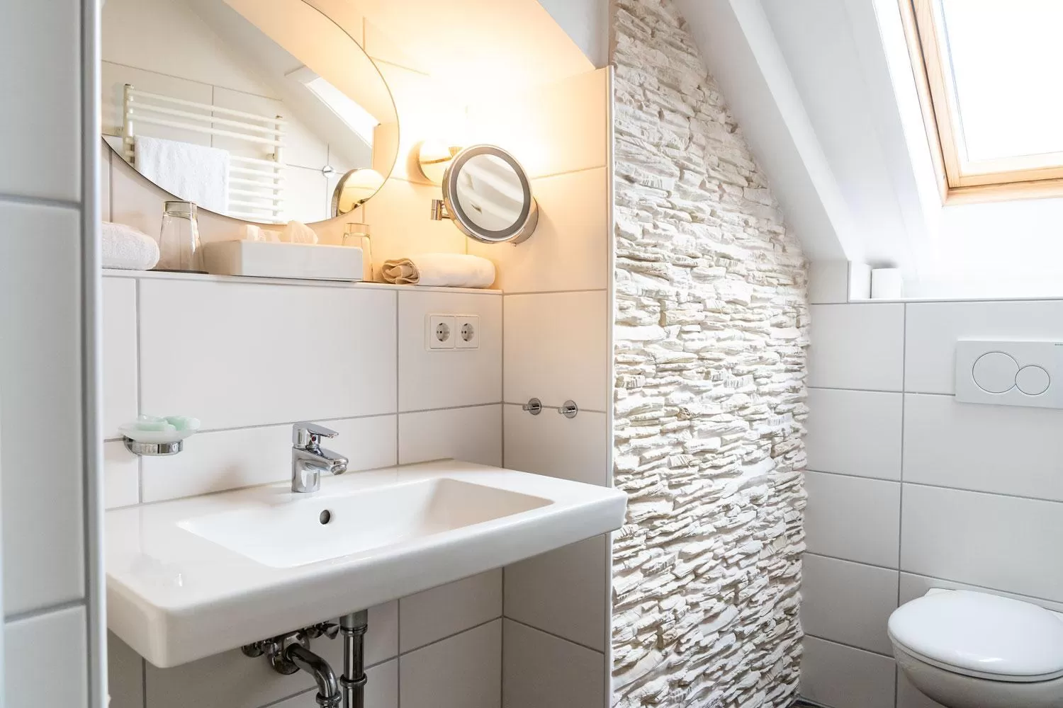 Bathroom in Hotel Beim Schupi Karlsruhe