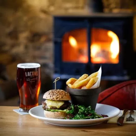 Dinner in The Honingham Buck