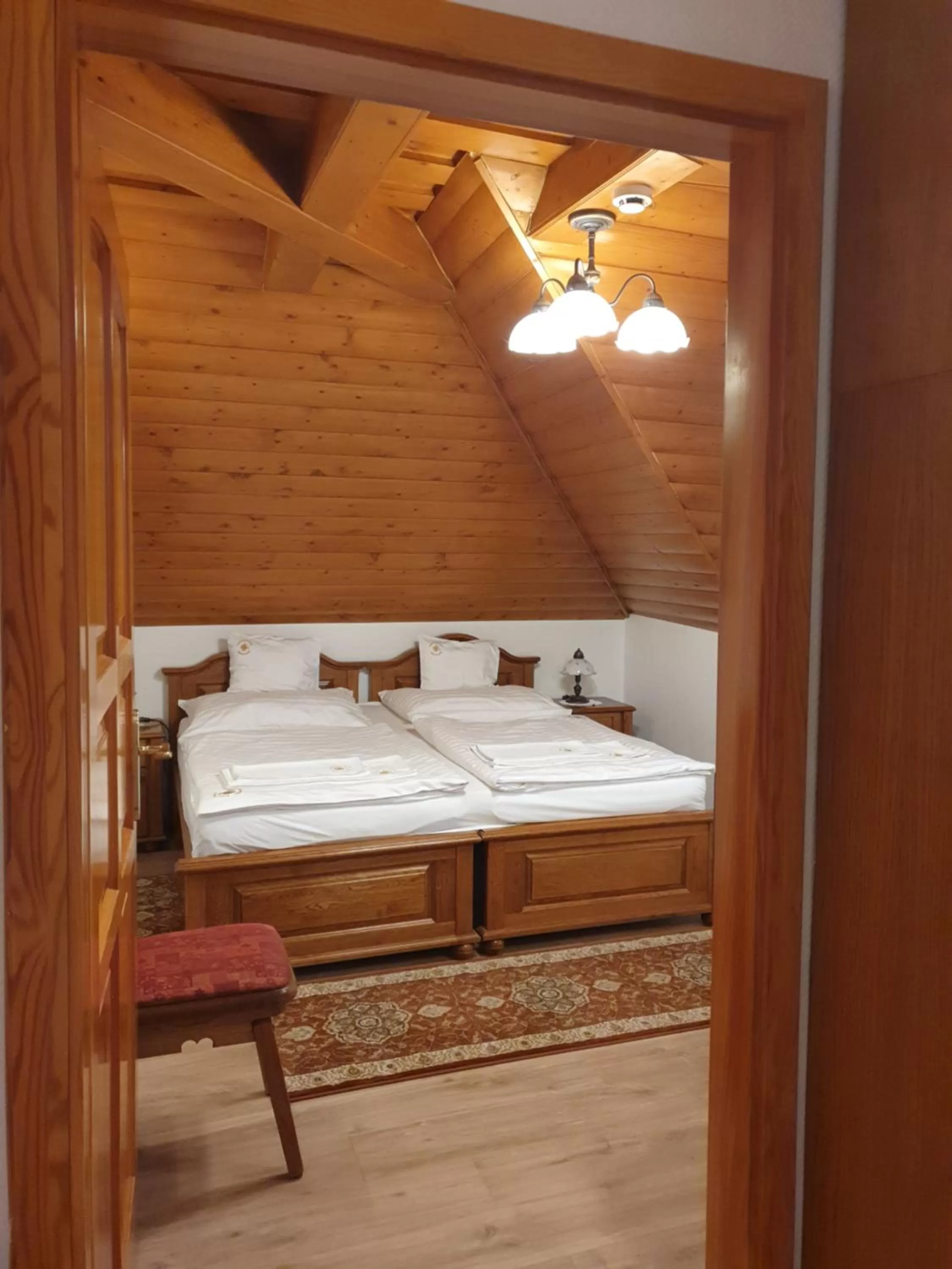 Bed in Kulacs Csarda Panzio