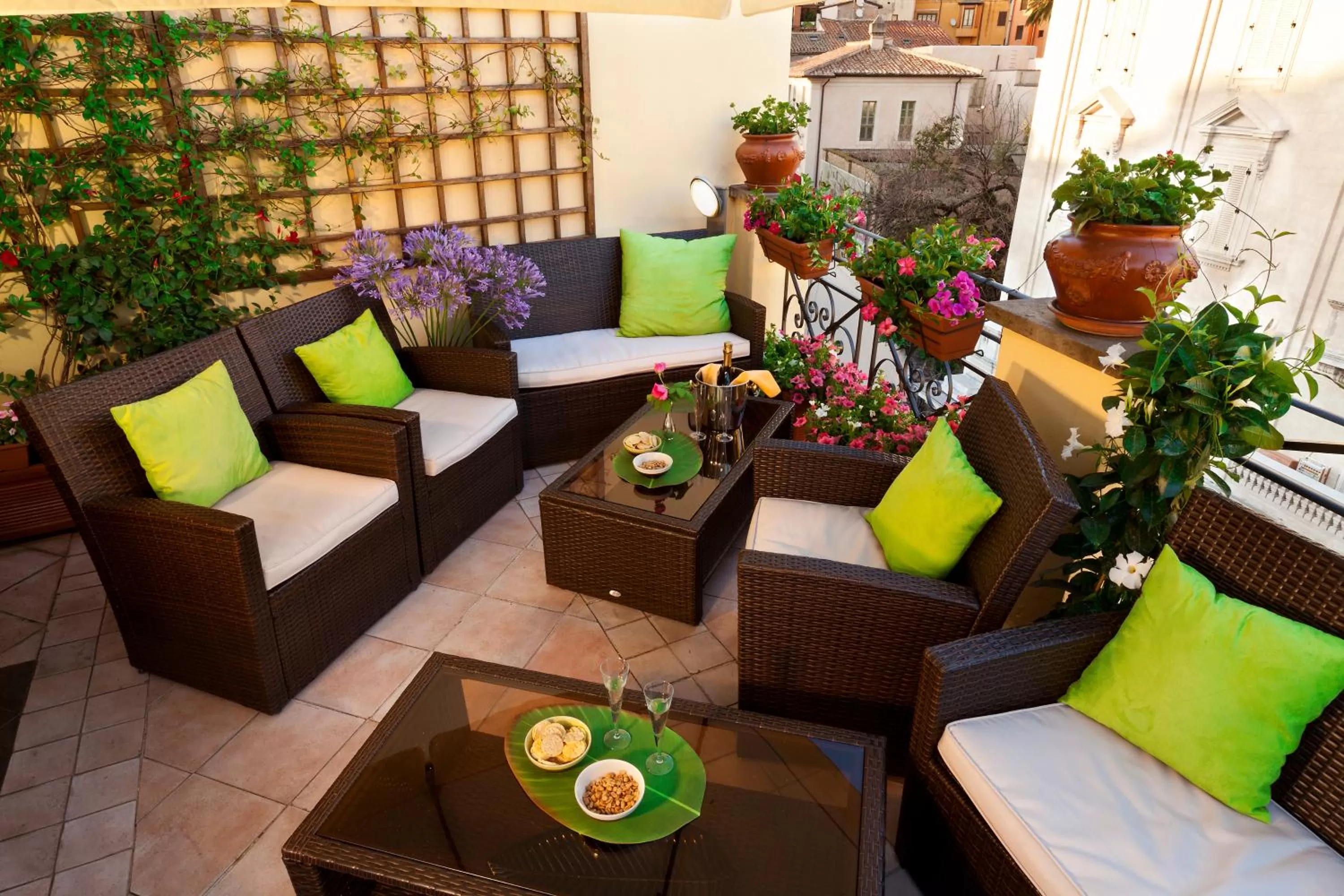 Balcony/Terrace in Hotel La Fenice