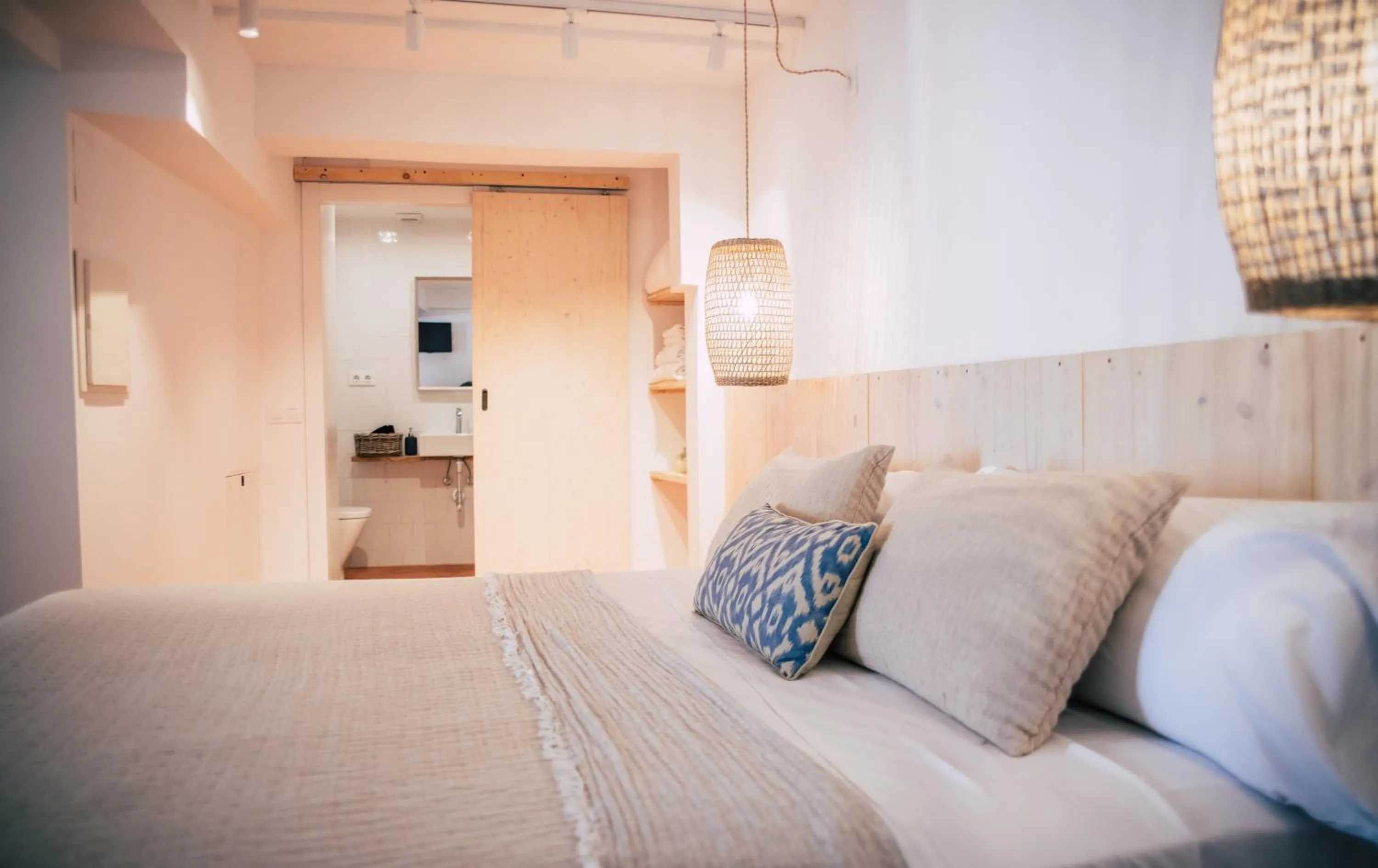 Photo of the whole room, Bed in Hostal Ses Negres