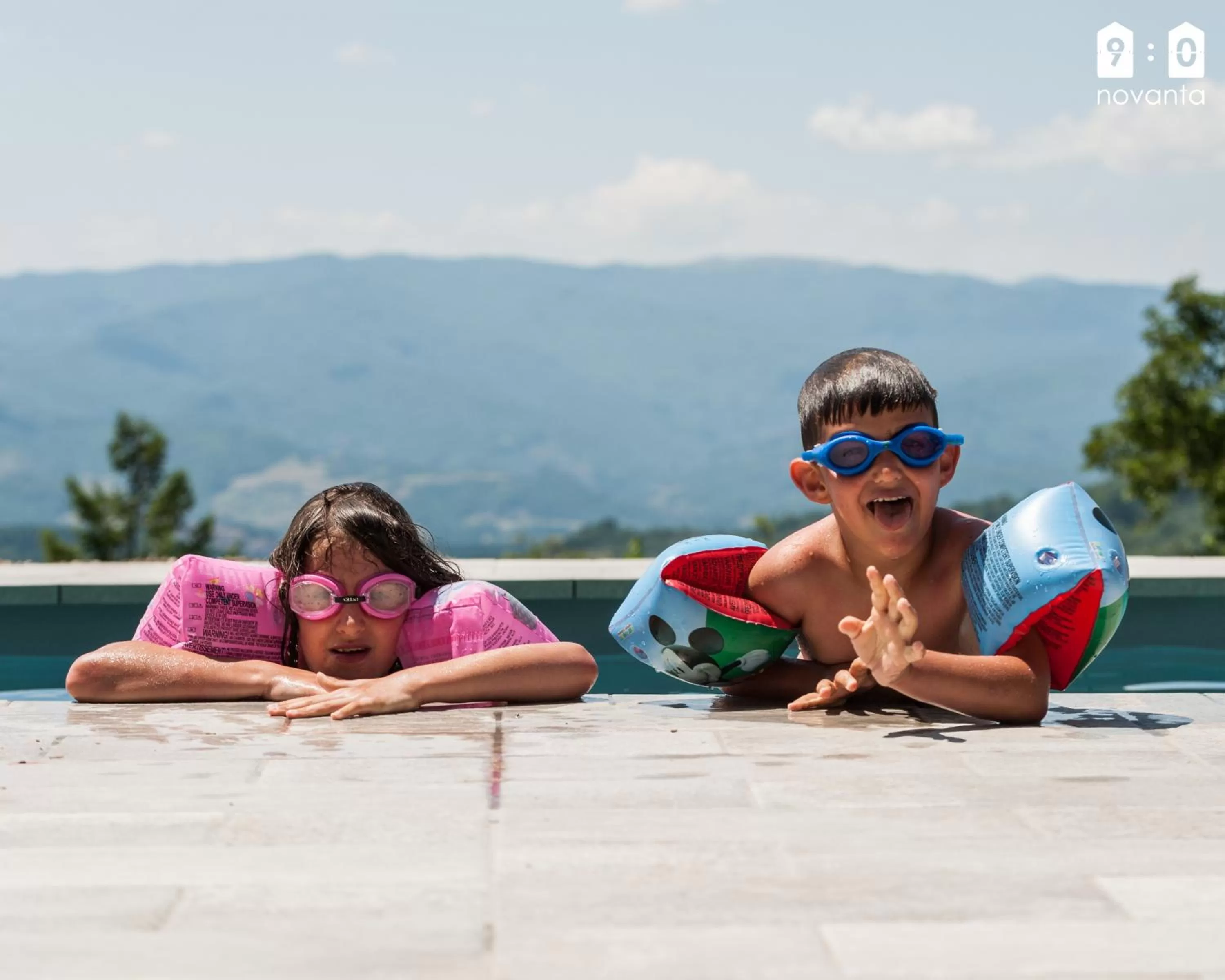 children in novanta nature retreat