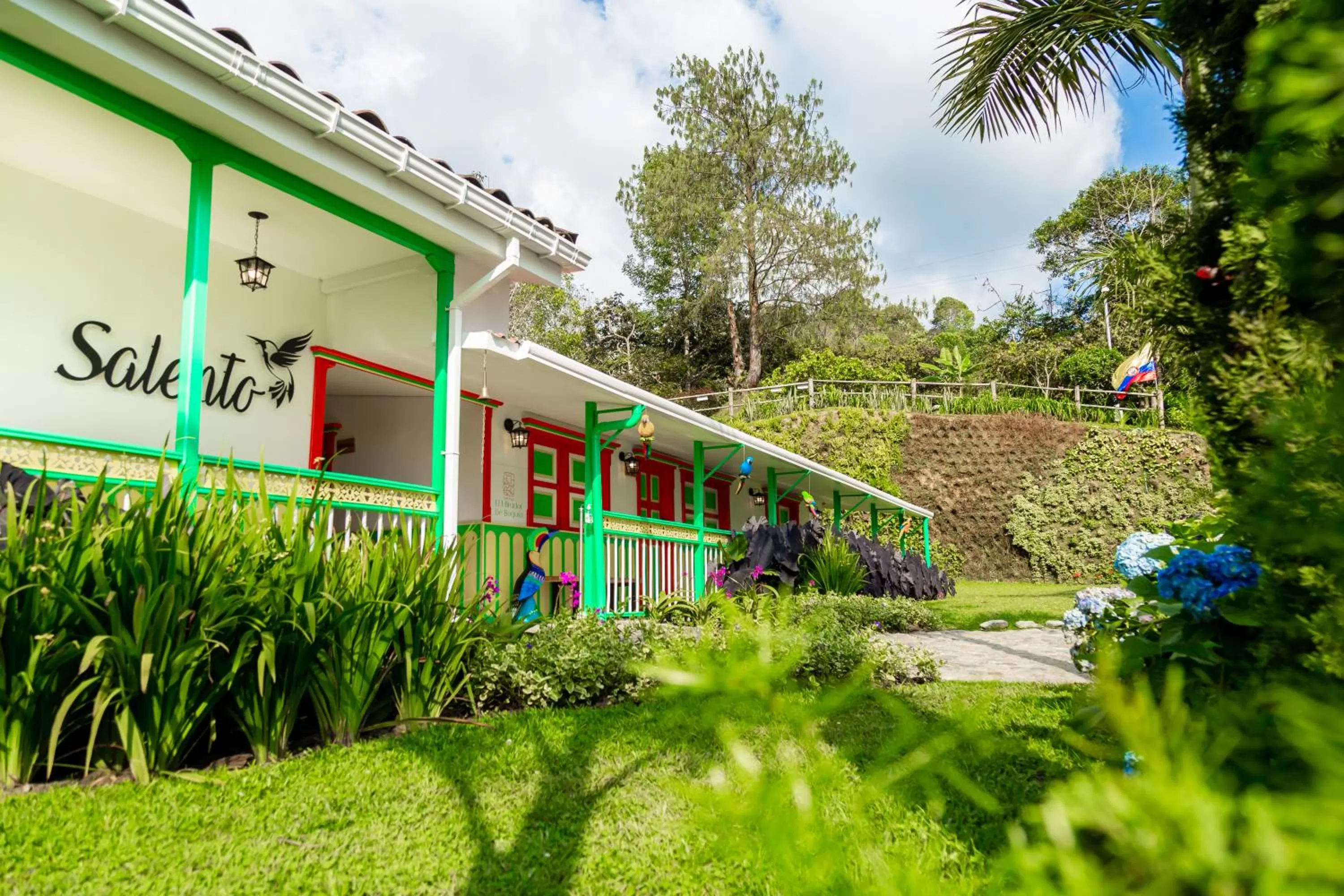 Property building in Hotel Mirador de Boquia Salento