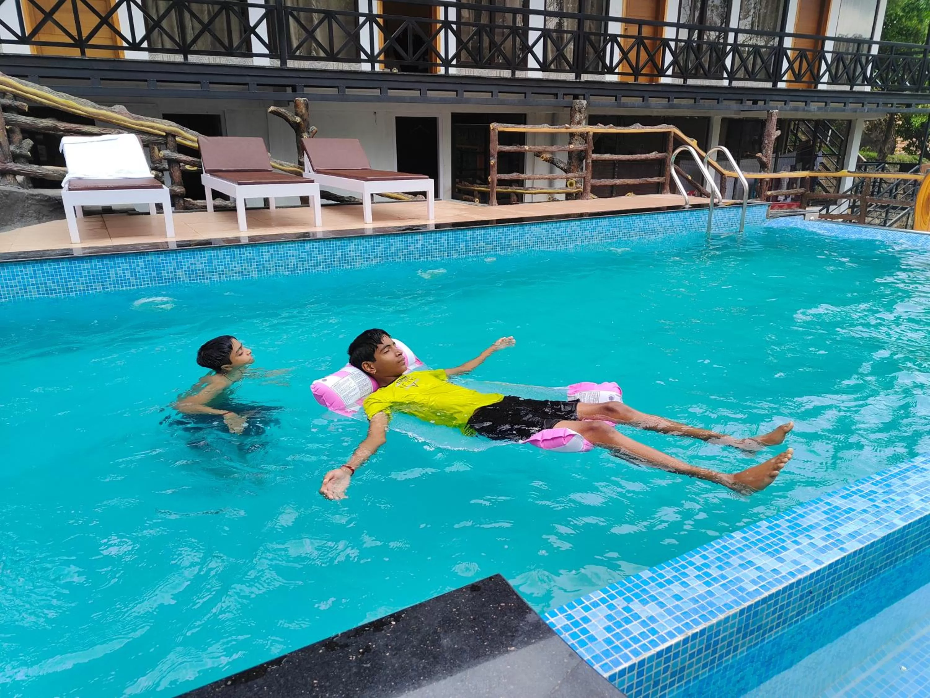Pool view in The Wild Trails Clarks Exotica , Munnar