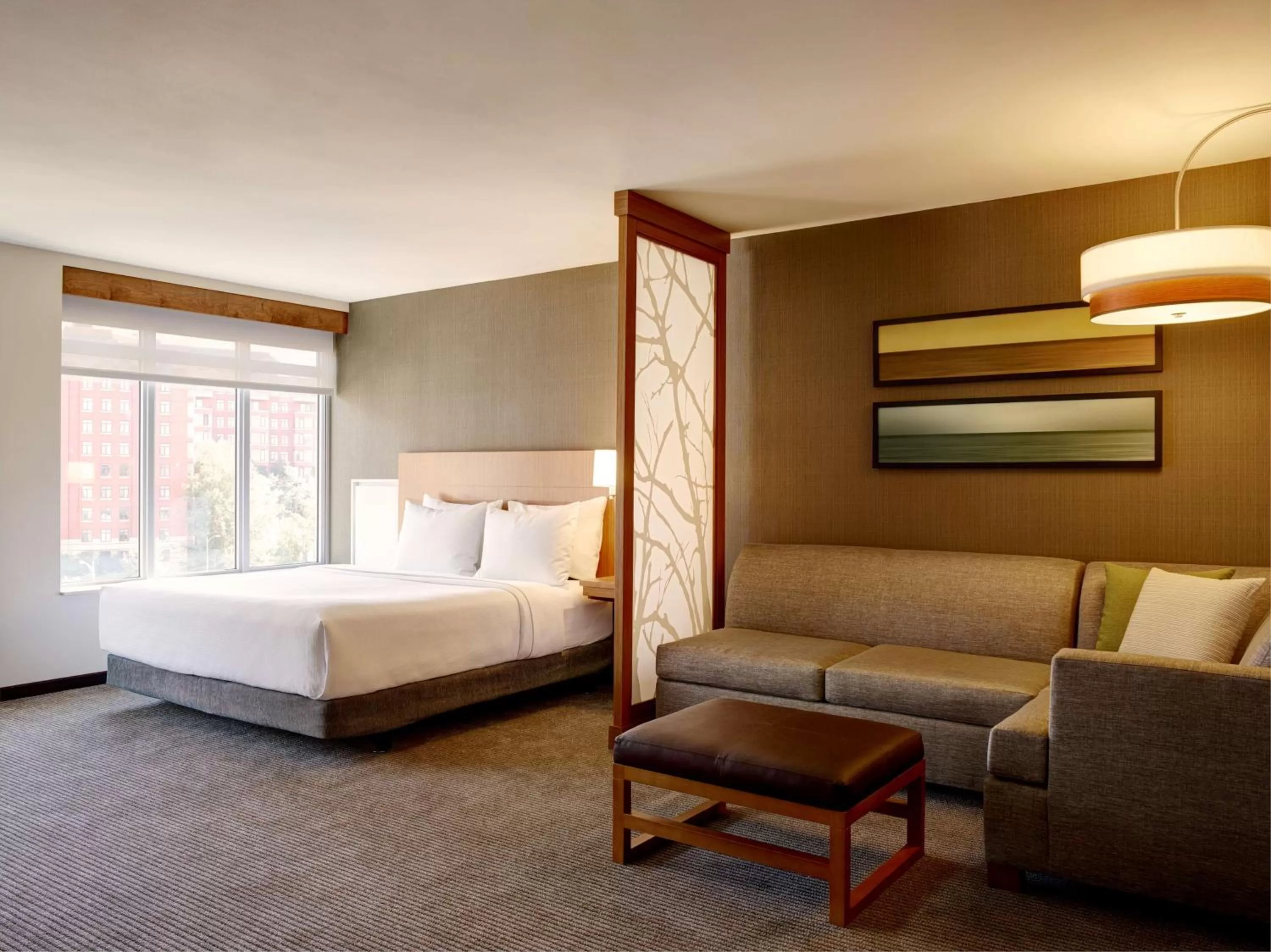 Photo of the whole room, Bed in Hyatt Place Arlington Courthouse