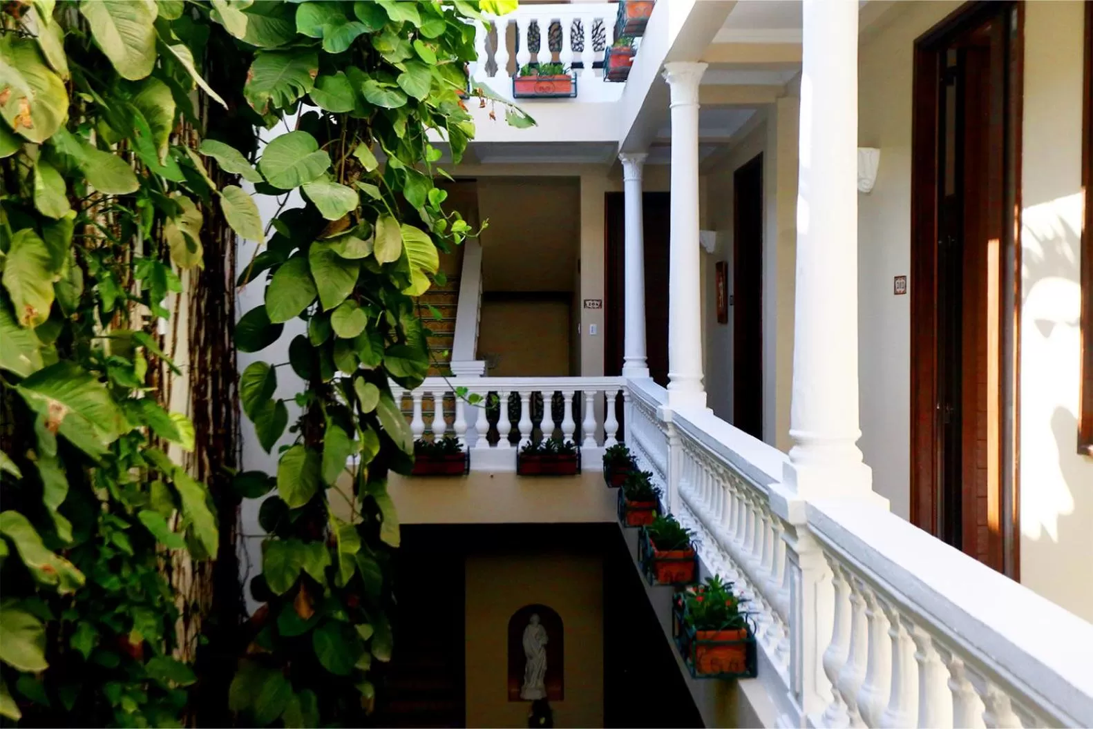 Property building in Hotel Casa La Fe