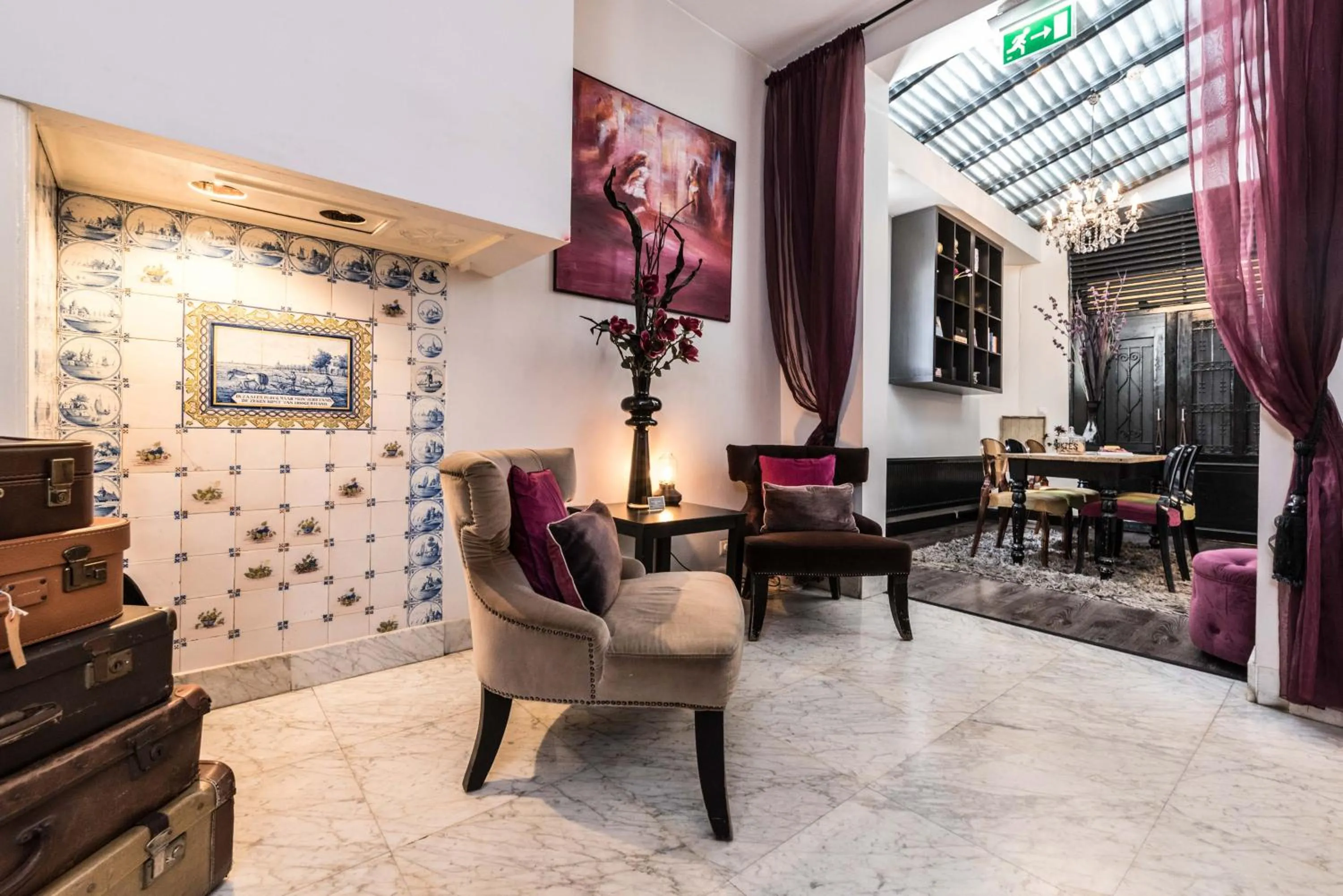 Lobby or reception in Hotel Amstelzicht