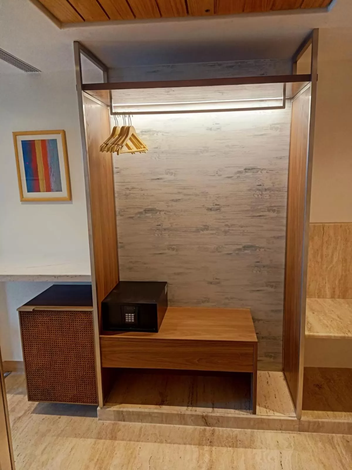 wardrobe in Mirage Hotel, Mumbai International Airport