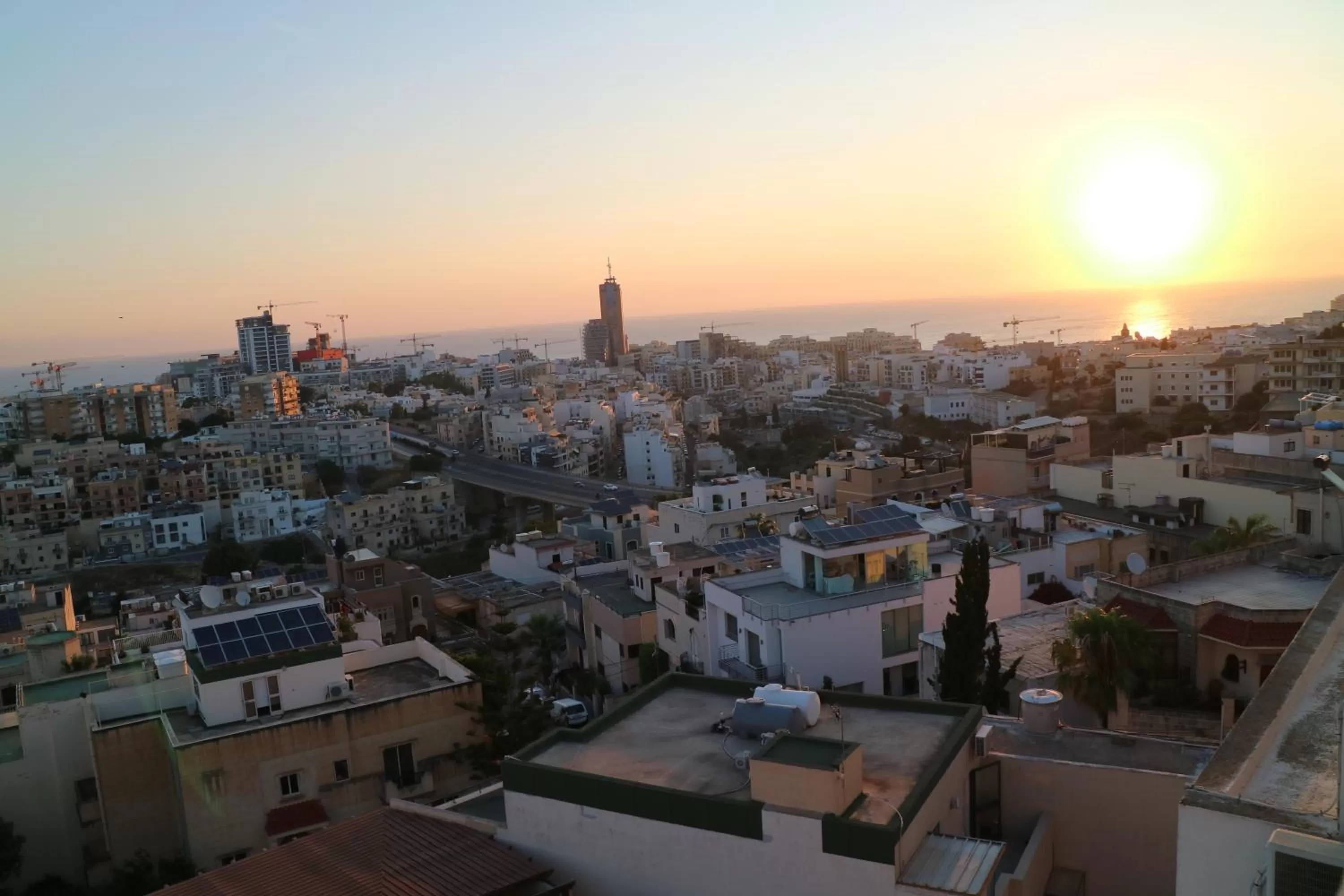 Sunset in Escape to St Julians