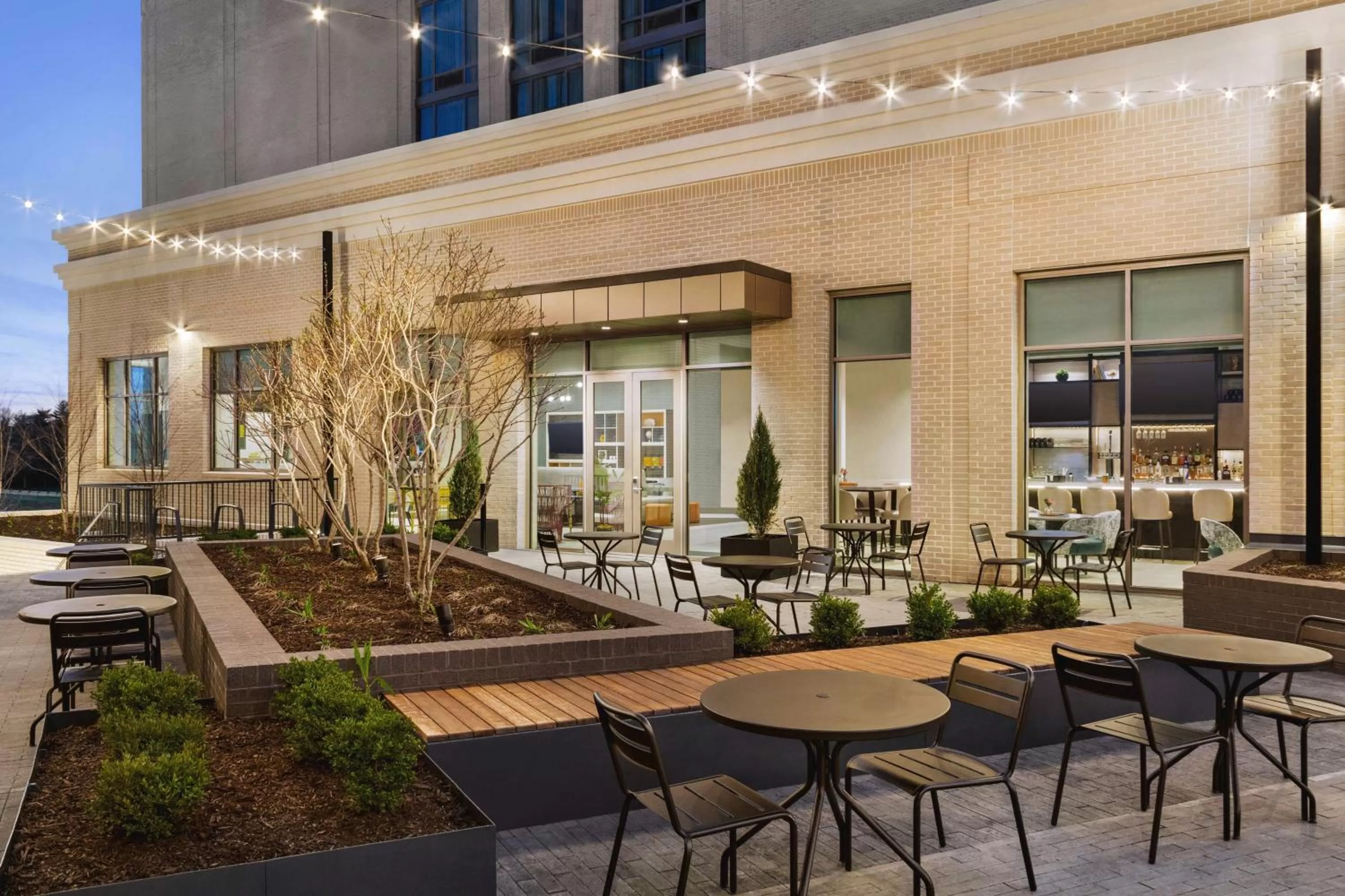Patio in Home2 Suites By Hilton Nashville West End Avenue