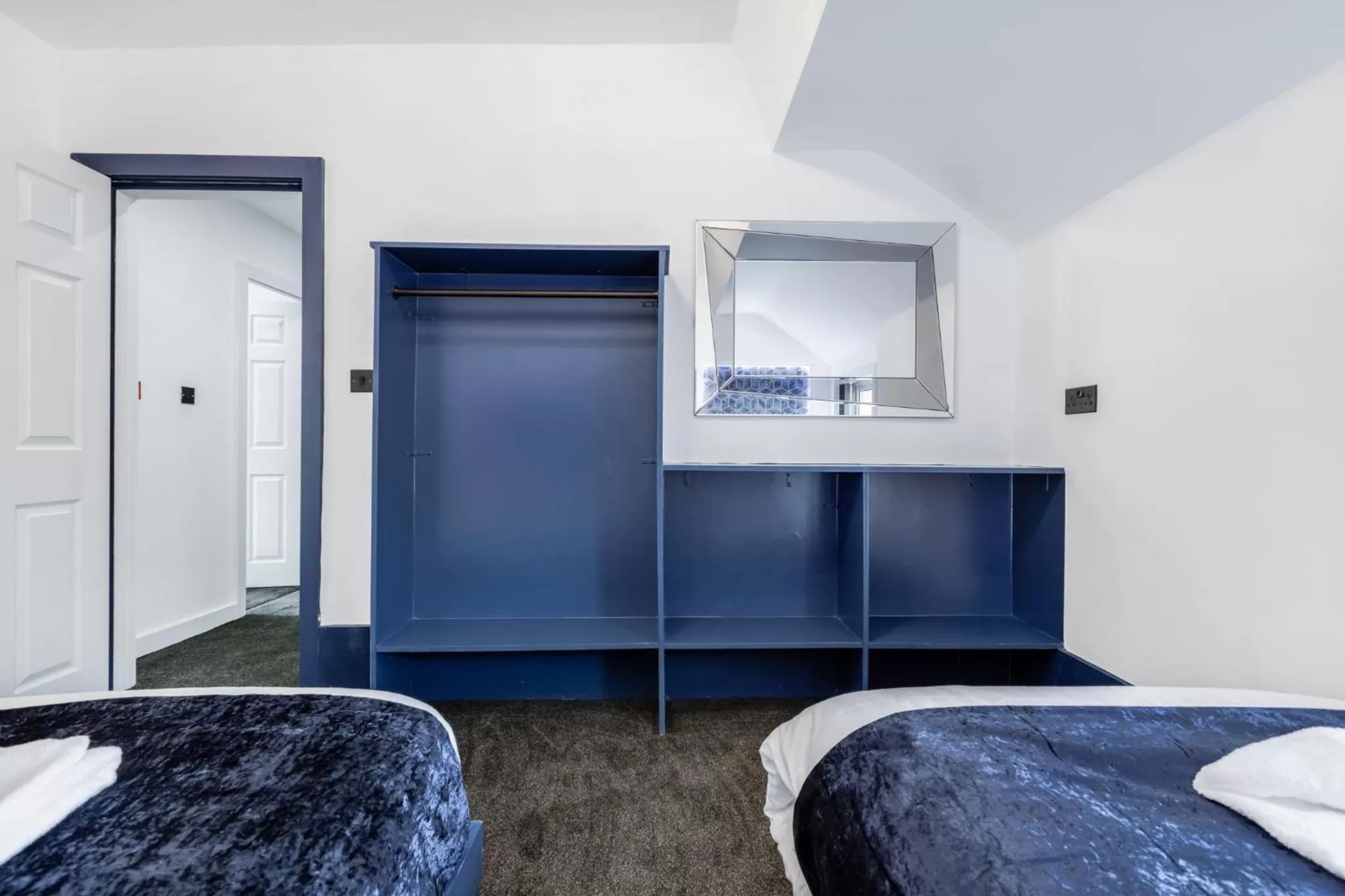 Bedroom in Crystal Towers Sasco Apartments